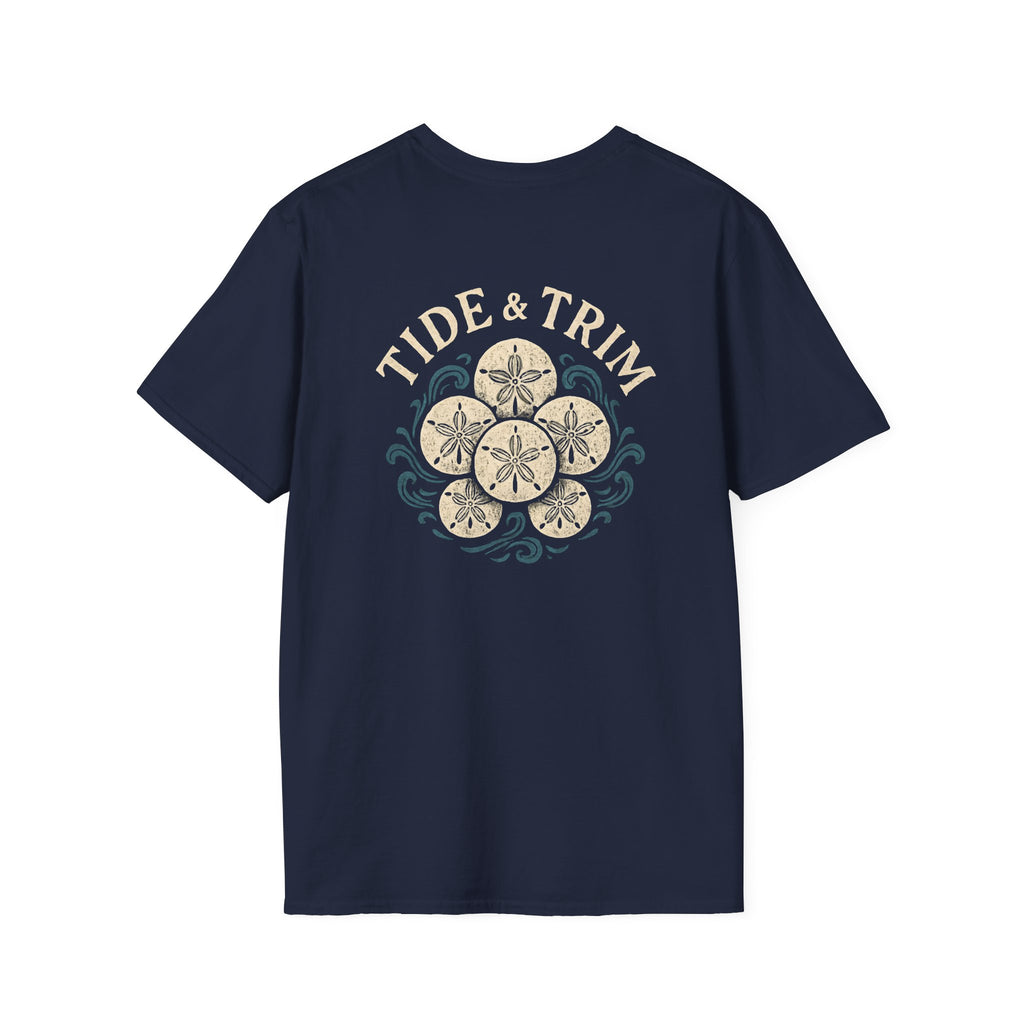 Sand Dollar Nautical Beach T-Shirt — Spring Coastal Tee