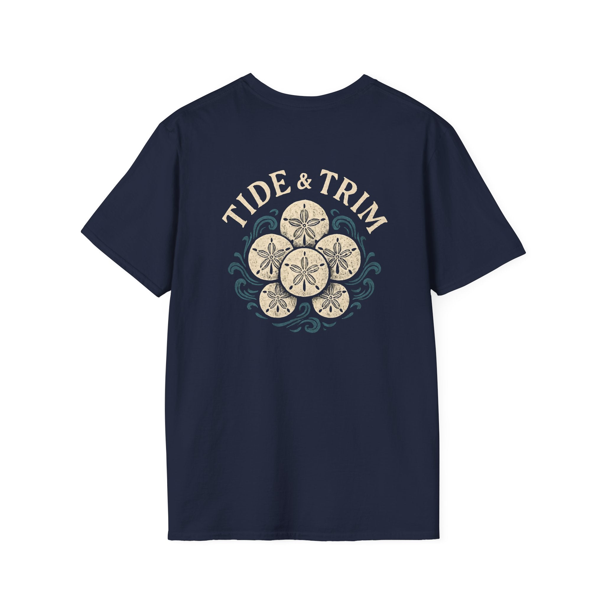 Sand Dollar Nautical Beach T-Shirt — Spring Coastal Tee