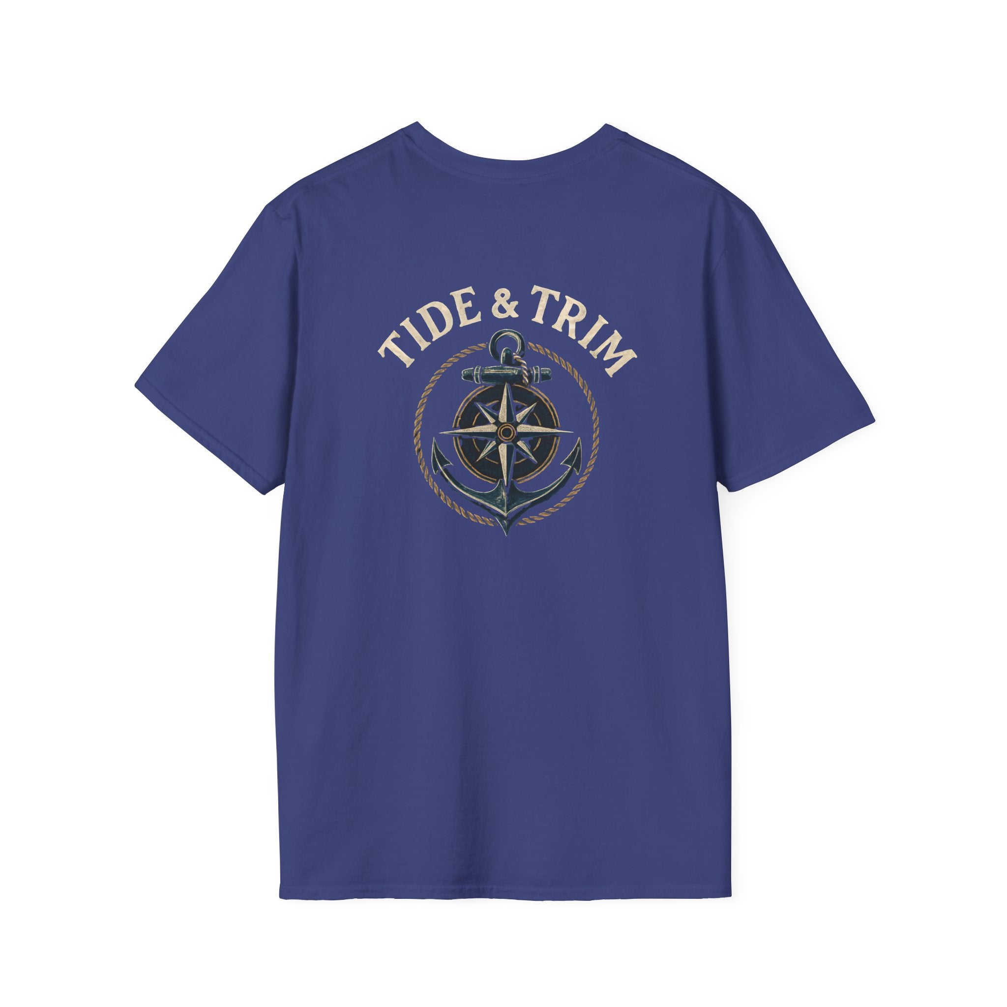 Vintage Nautical Anchor & Compass T-Shirt