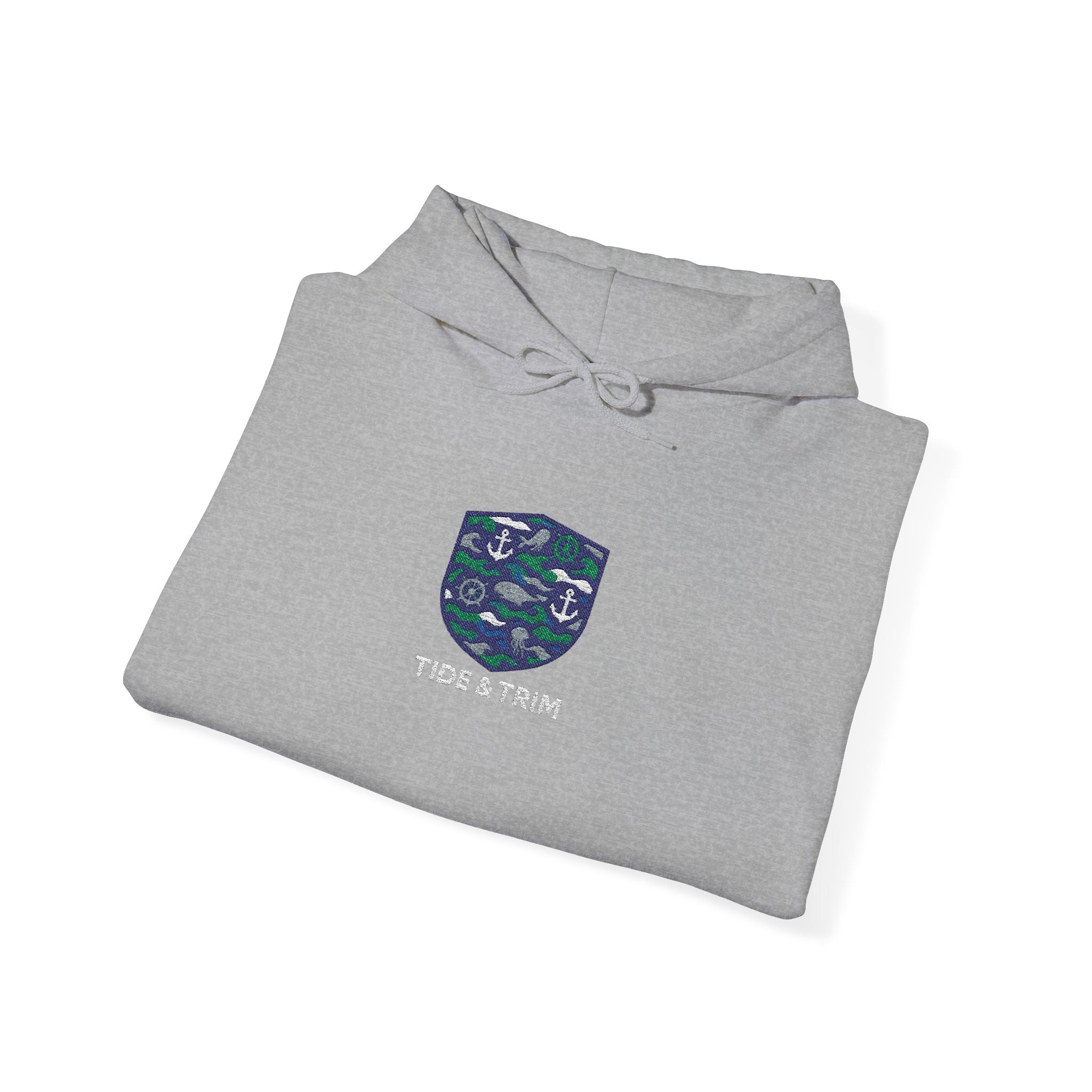 Tide & Trim badge hoodie