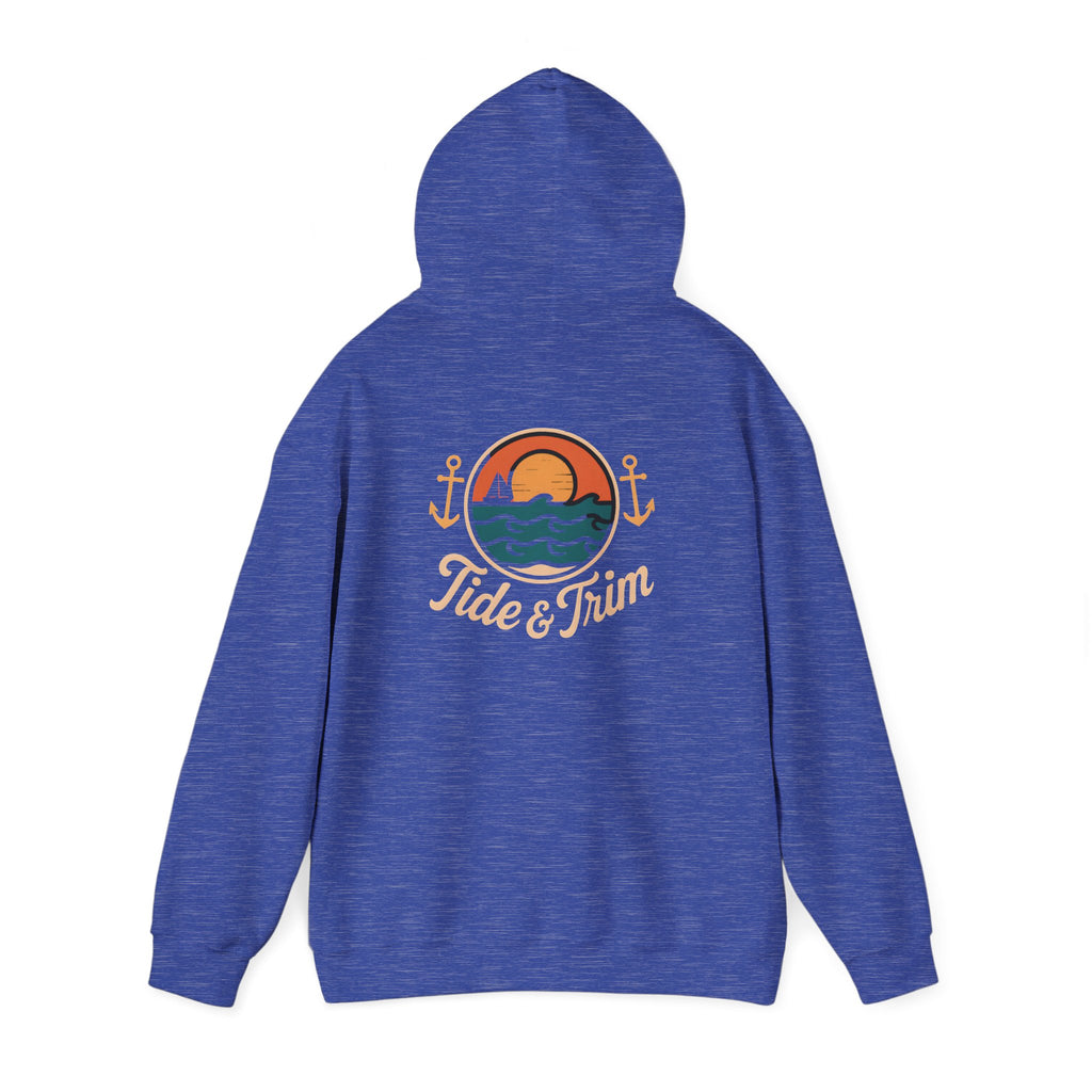 Tide & Trim Sunset Waves Pullover Hoodie