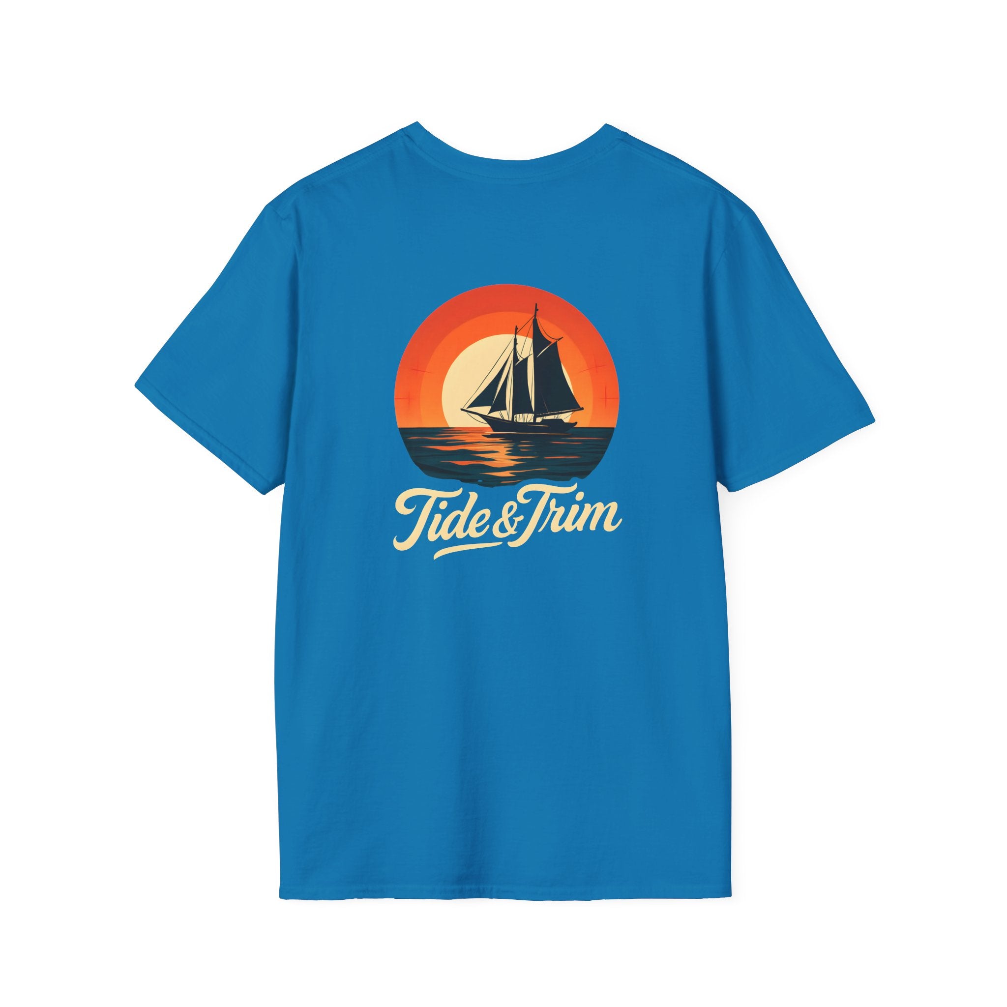 Vintage sunset sailboat- Tide & Trim