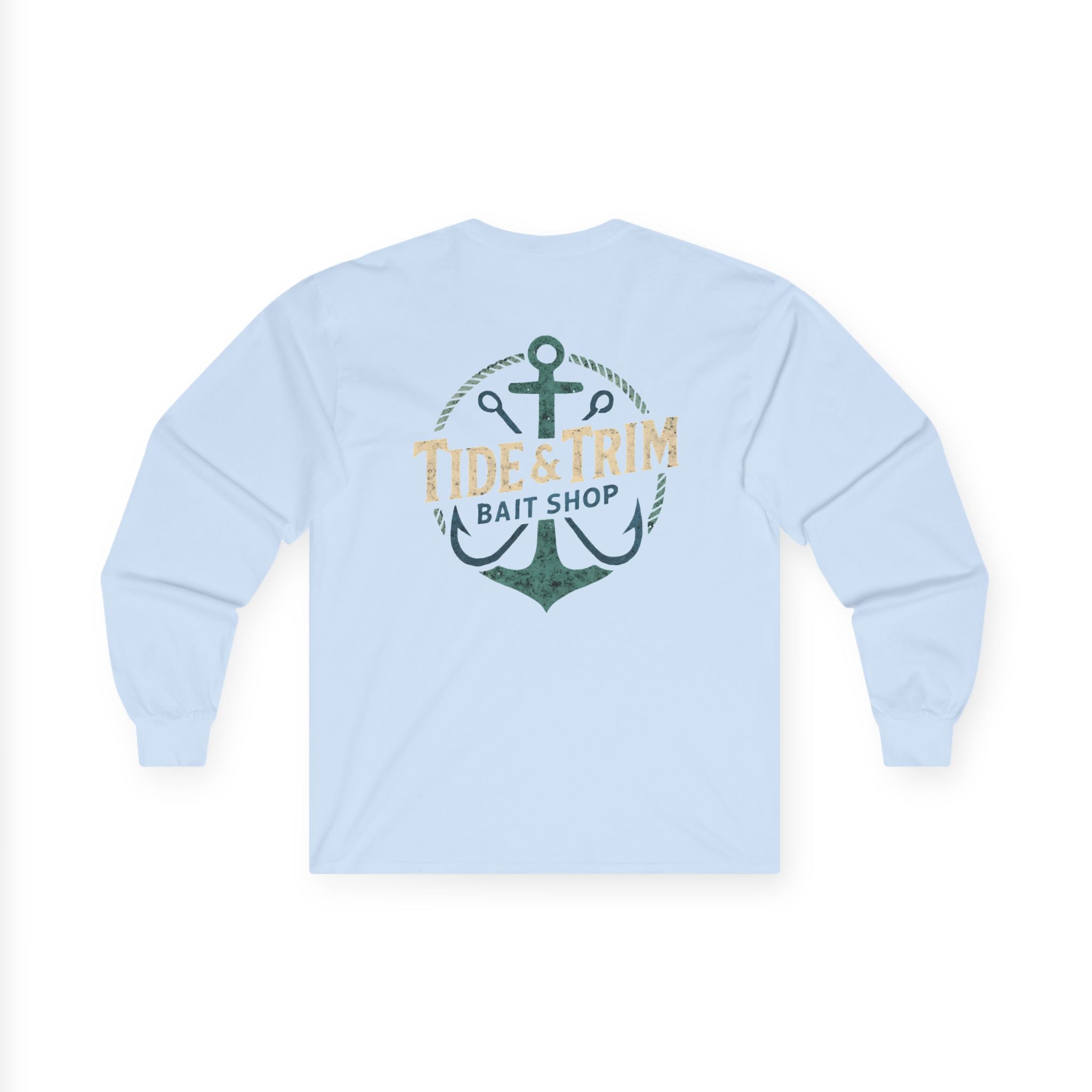 Nautical Bait Shop Anchor Long Sleeve Tee