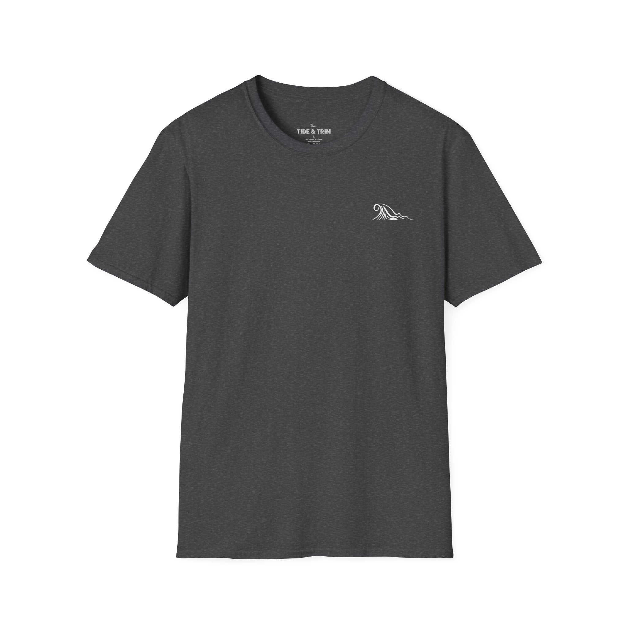 Sunset Wave Nautical Anchor T-Shirt — Beach Vintage Coastal Tee