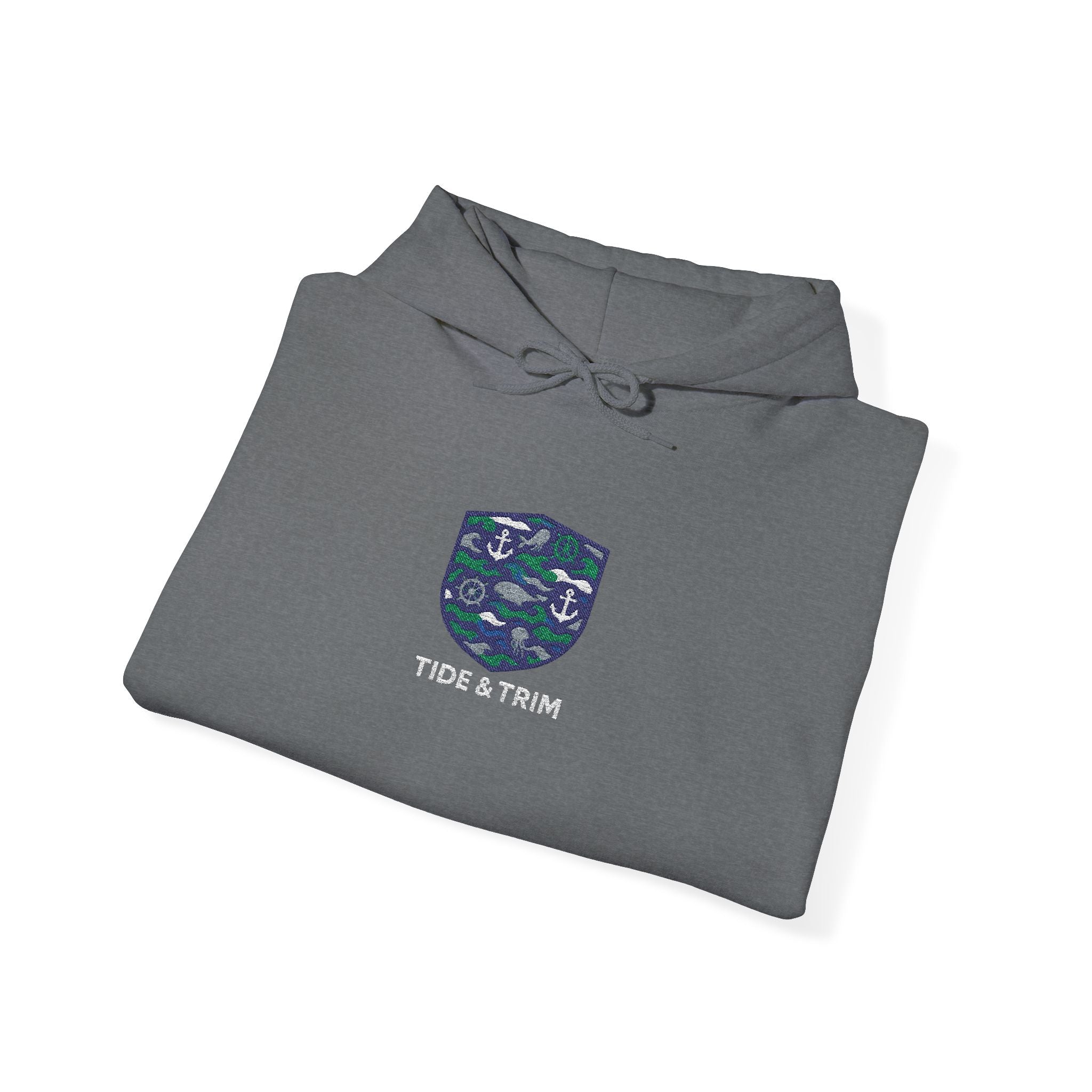 Tide & Trim badge hoodie