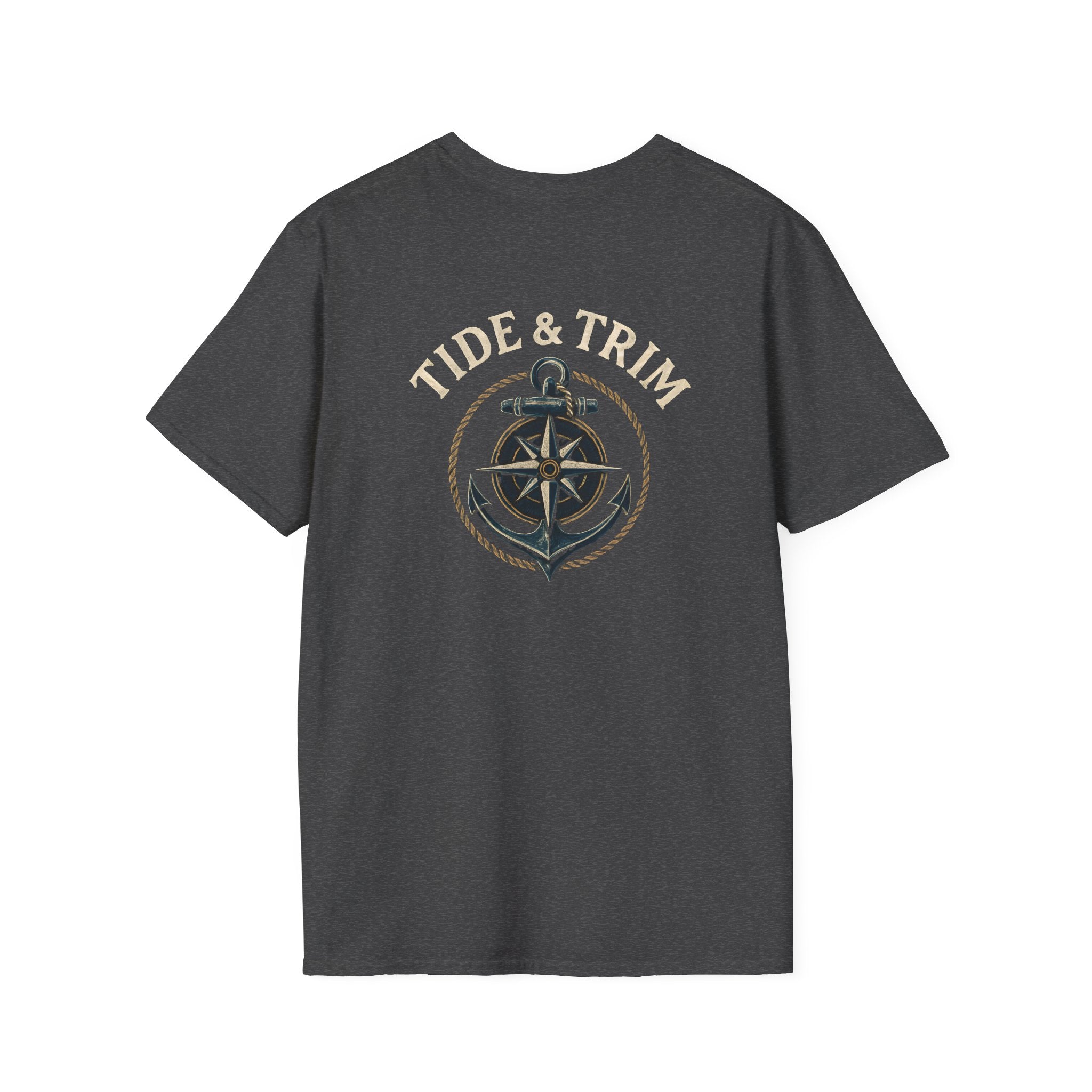 Vintage Nautical Anchor & Compass T-Shirt