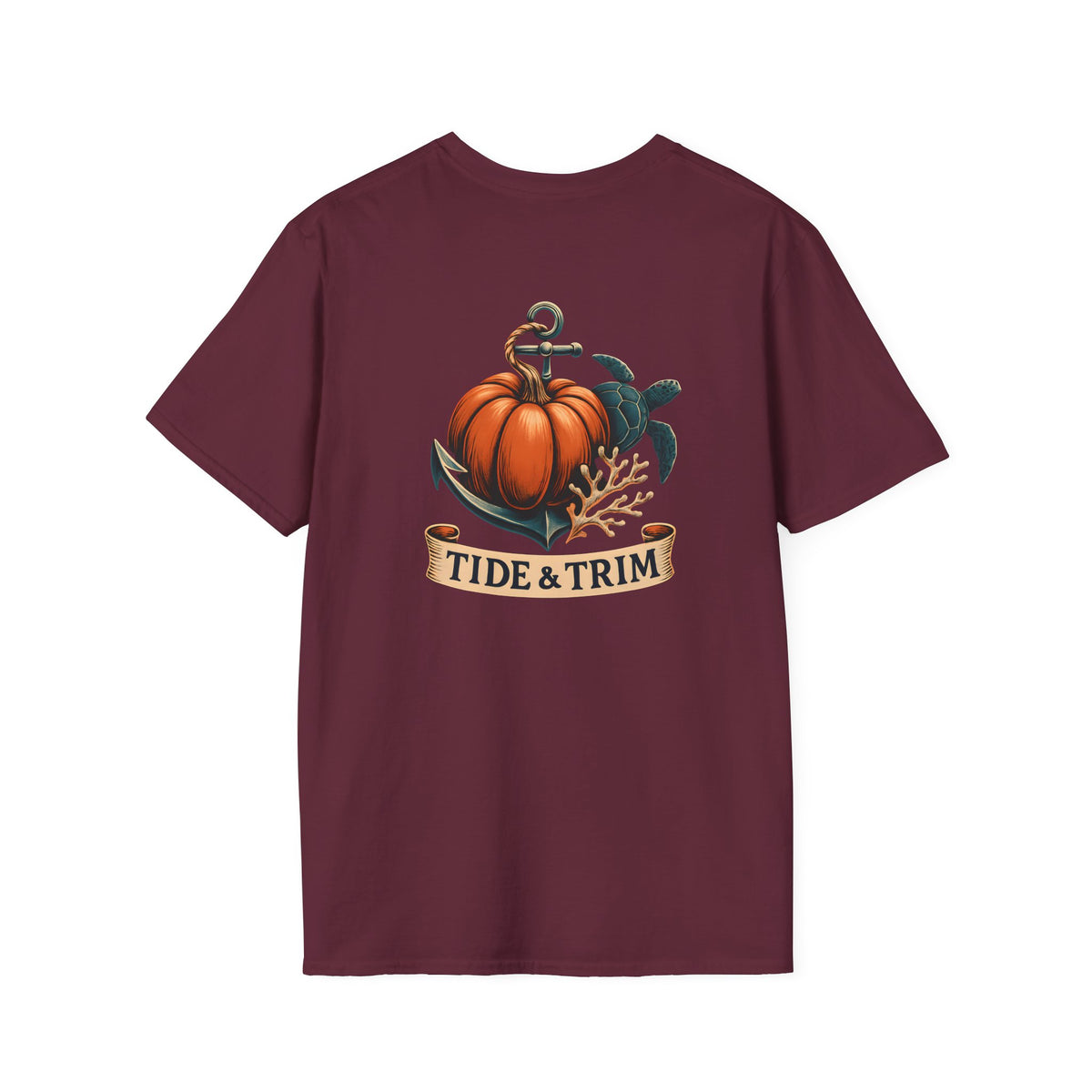 Tide & Trim Pumpkin Coastal Fall Graphic Tee