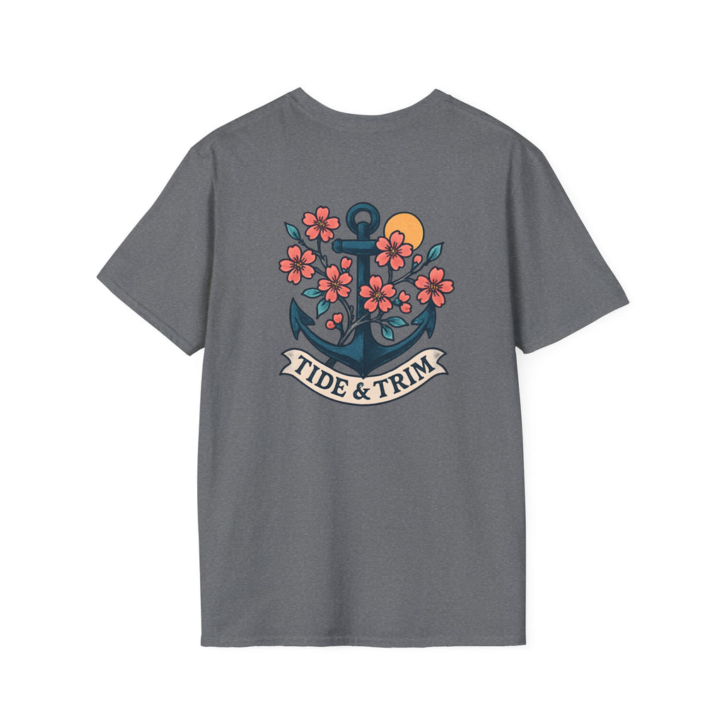Anchor Floral Graphic T-Shirt — Tide & Trim Design
