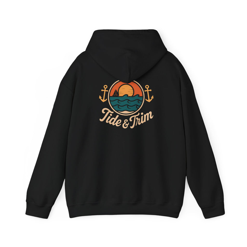 Tide & Trim Sunset Waves Pullover Hoodie