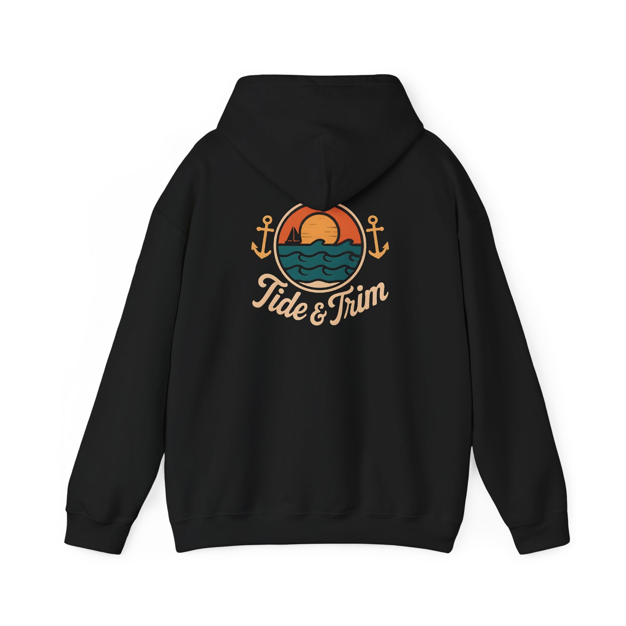 Tide & Trim Sunset Waves Pullover Hoodie