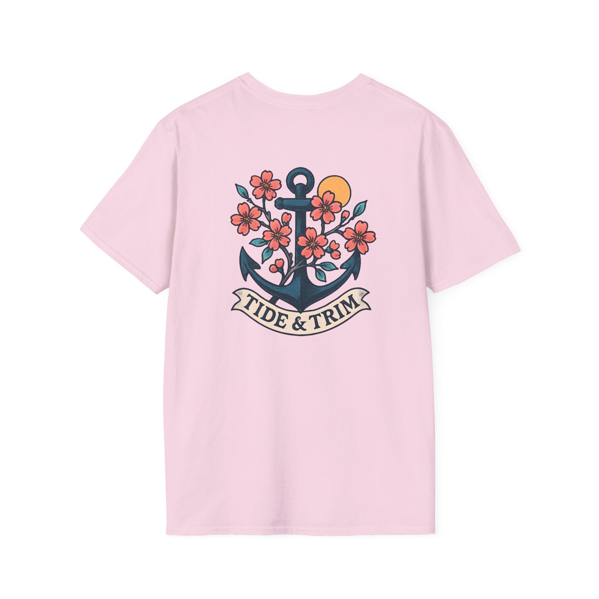Anchor Floral Graphic T-Shirt — Tide & Trim Design