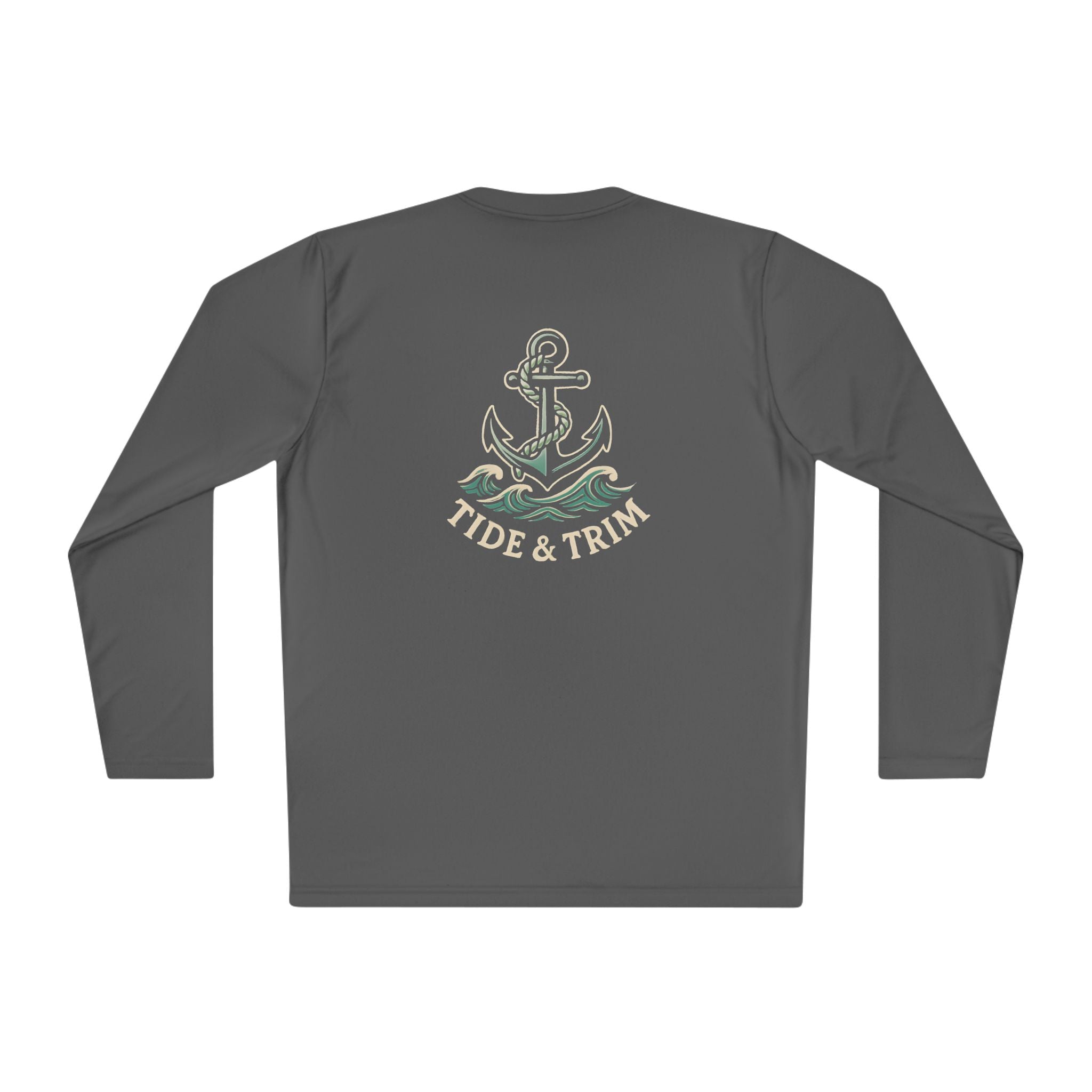 Nautical Anchor Long Sleeve Tee — Tide & Trim Crew Shirt