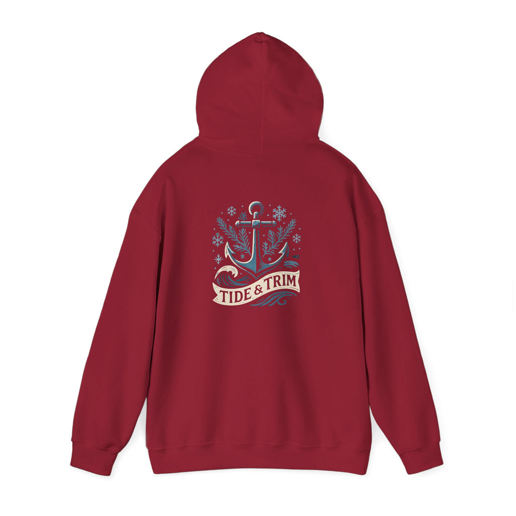 Nautical Winter Anchor  Hoodie – Tide & Trim