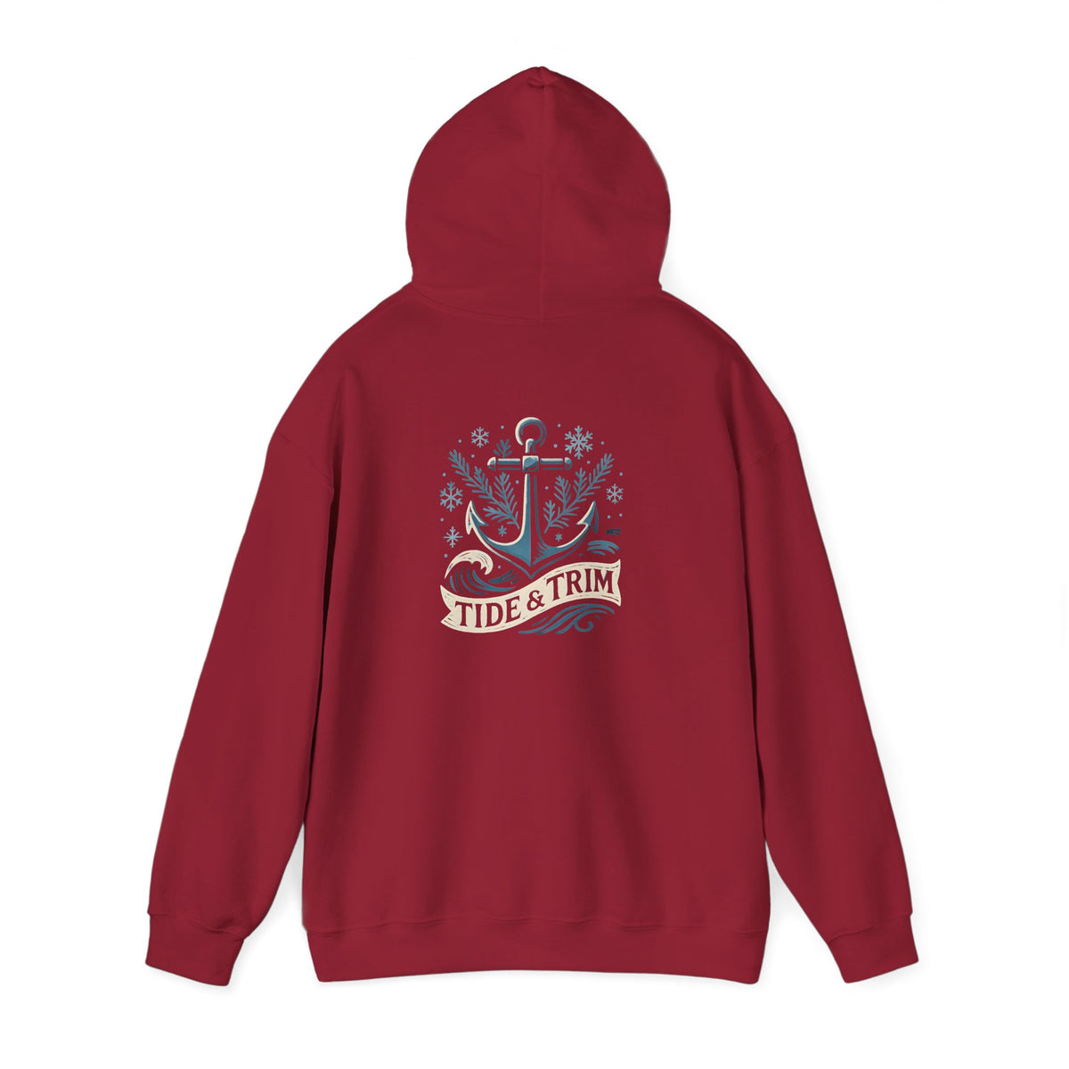 Nautical Winter Anchor  Hoodie – Tide & Trim