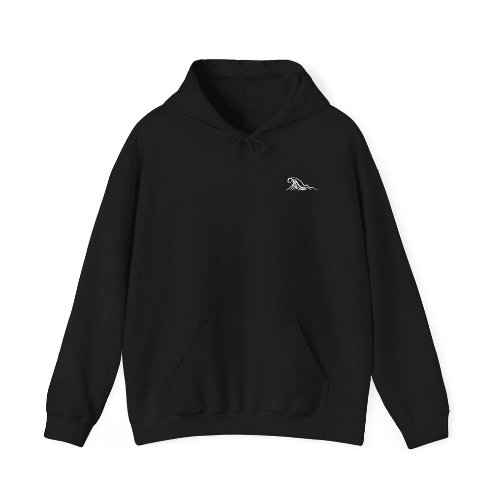 Nautical Brown Pelican Hoodie — Coastal Pelican Ship Wheel Sweatshirt