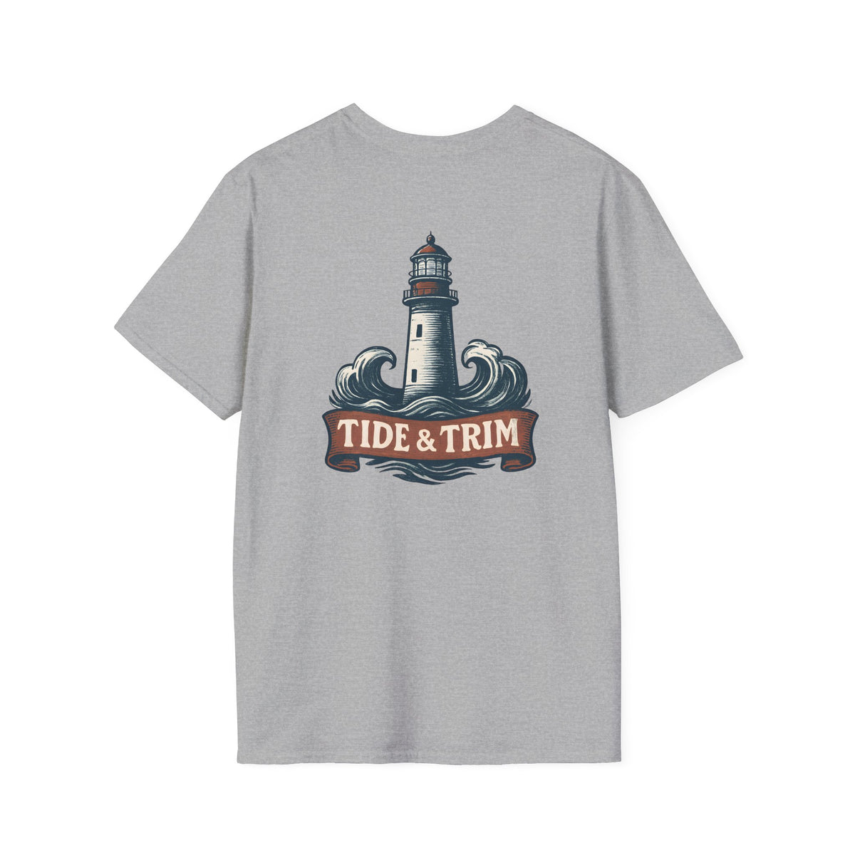 Tide & Trim Lighthouse T-Shirt — Coastal Graphic Tee