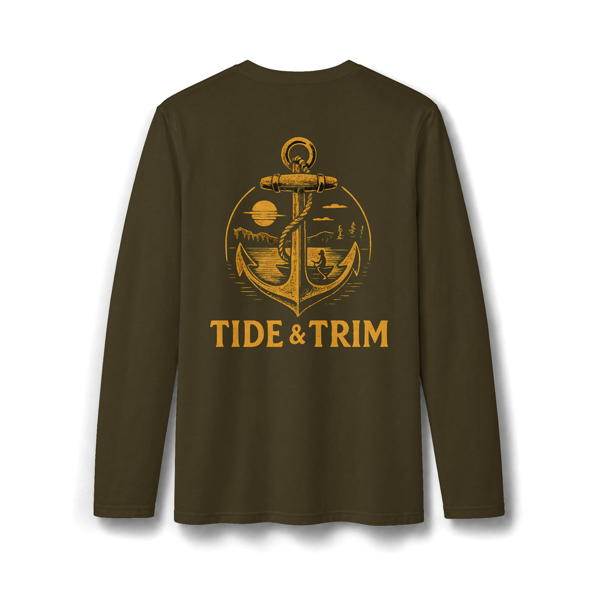 Tide & Trim golden Swamp Long Sleeve T-Shirt