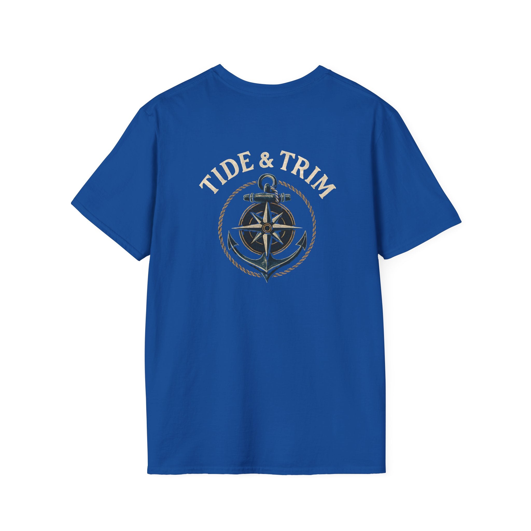 Vintage Nautical Anchor & Compass T-Shirt