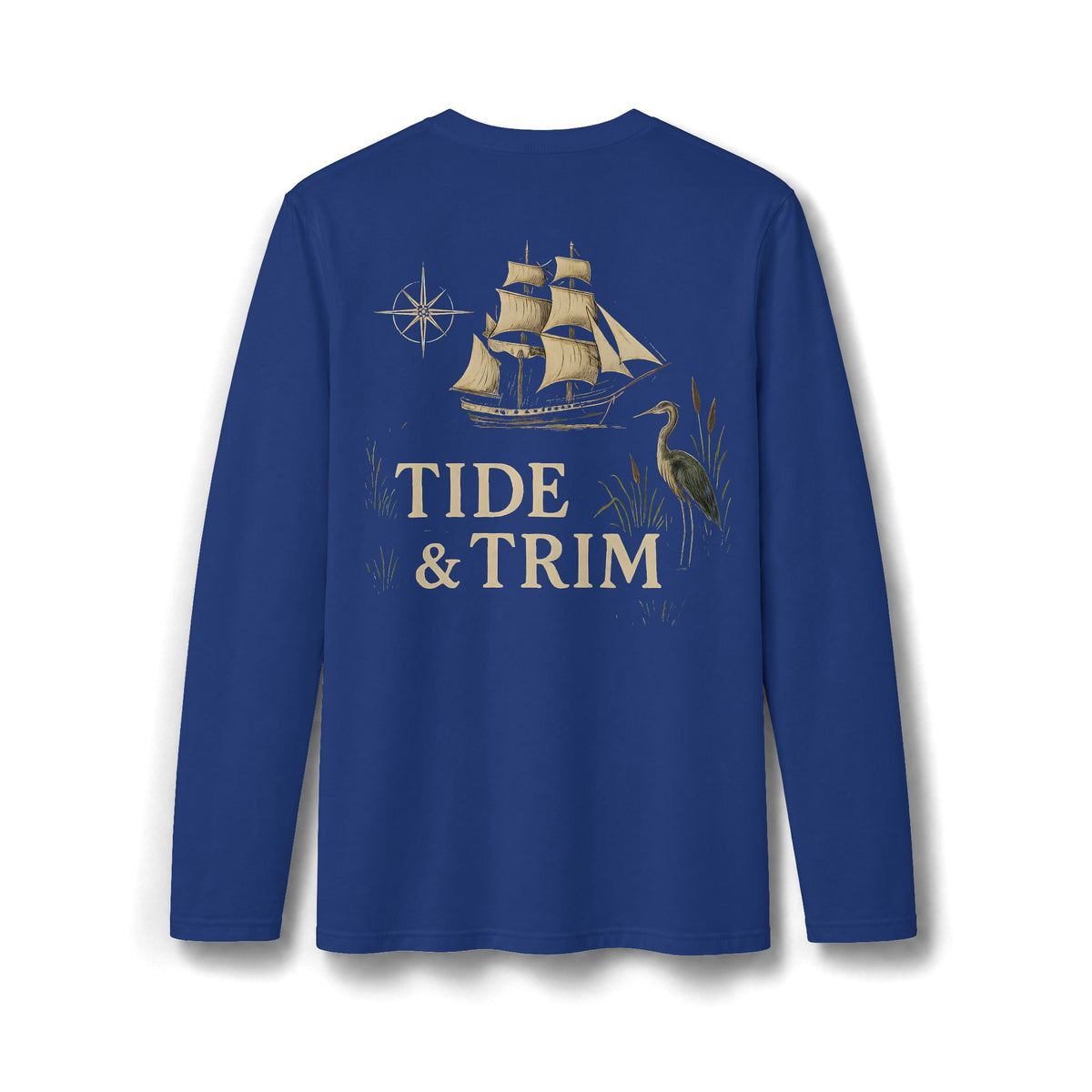 Tide & Trim Coastal March Sailing Long Sleeve T-Shirt
