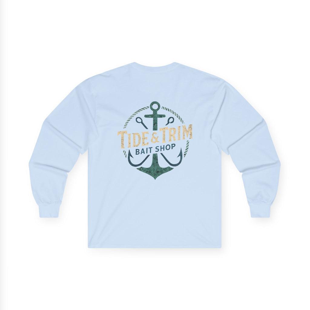 Nautical Bait Shop Anchor Long Sleeve Tee