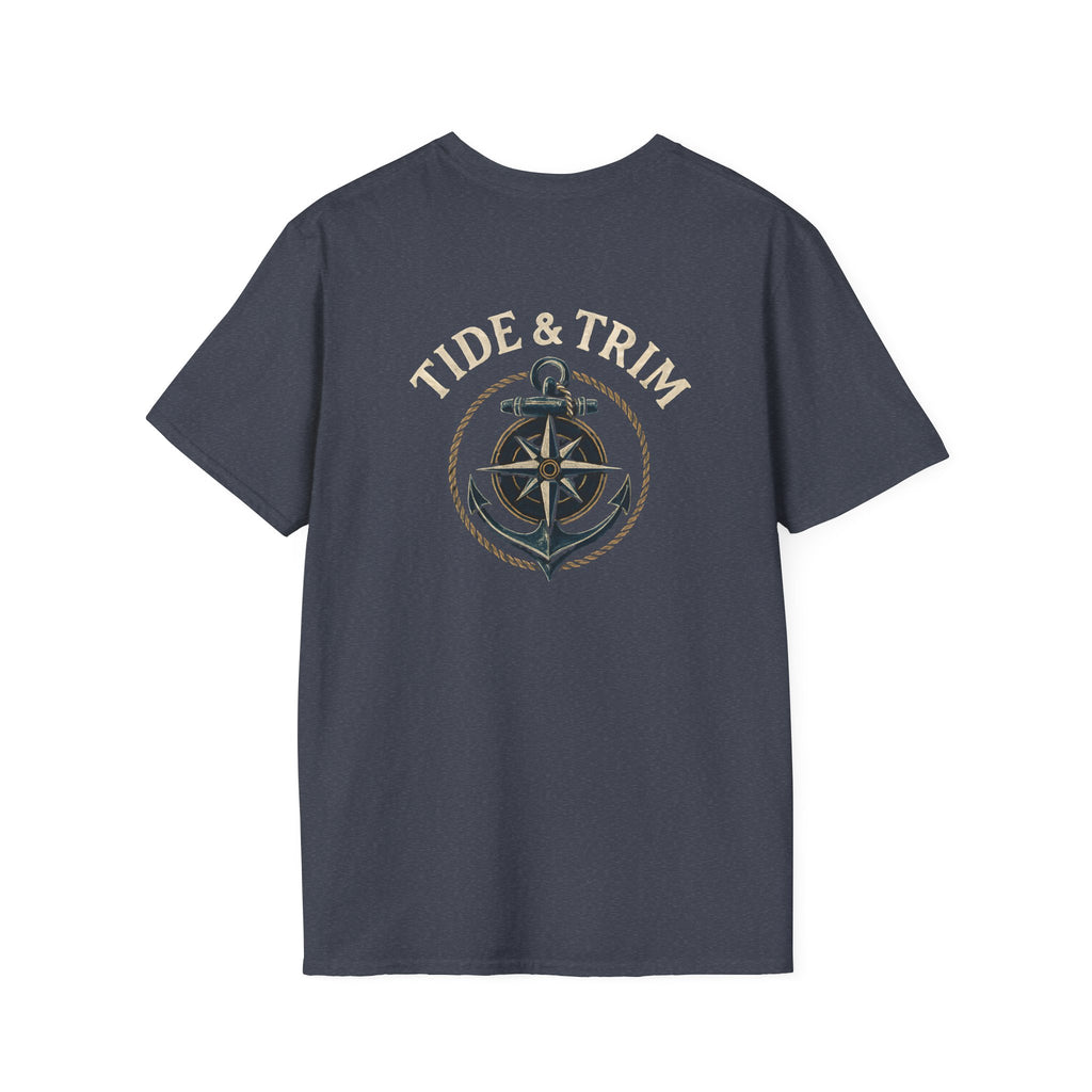 Vintage Nautical Anchor & Compass T-Shirt