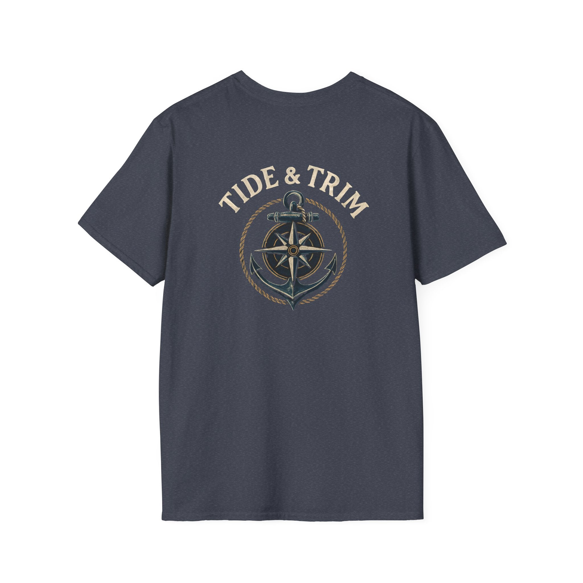 Vintage Nautical Anchor & Compass T-Shirt