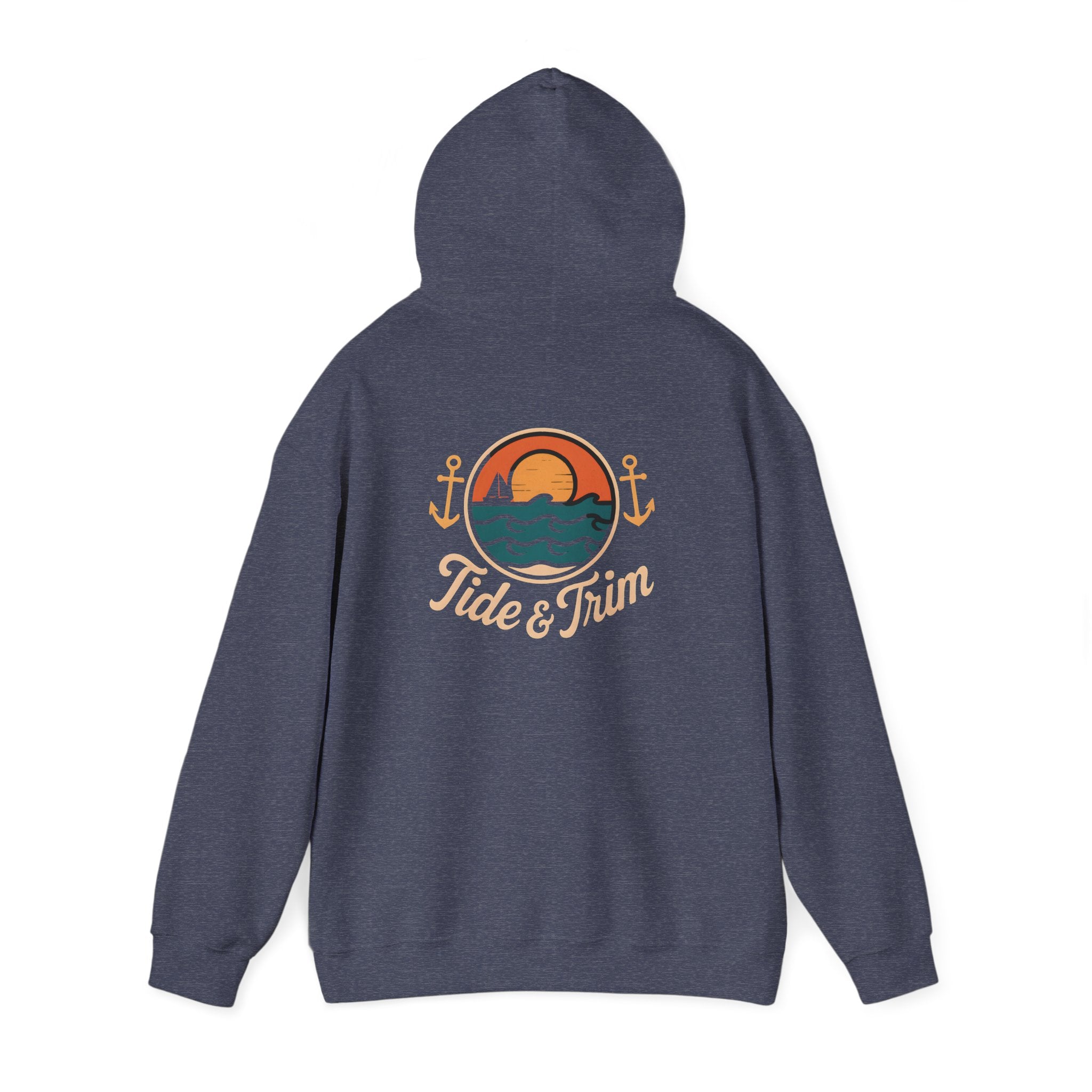Tide & Trim Sunset Waves Pullover Hoodie
