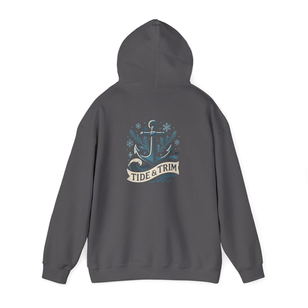 Nautical Winter Anchor  Hoodie – Tide & Trim