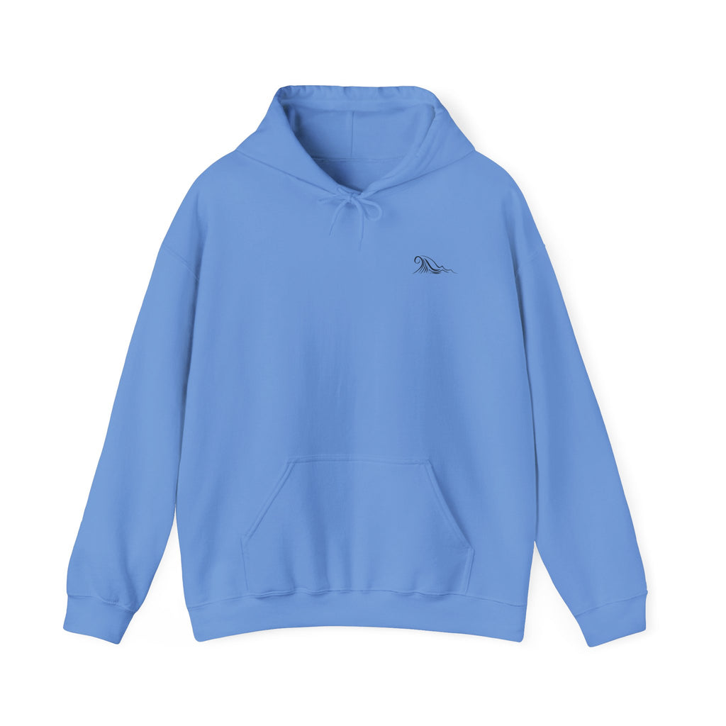 Nautical Pelicans Soaring Hoodie — Pelicans & Waves Crew Sweatshirt