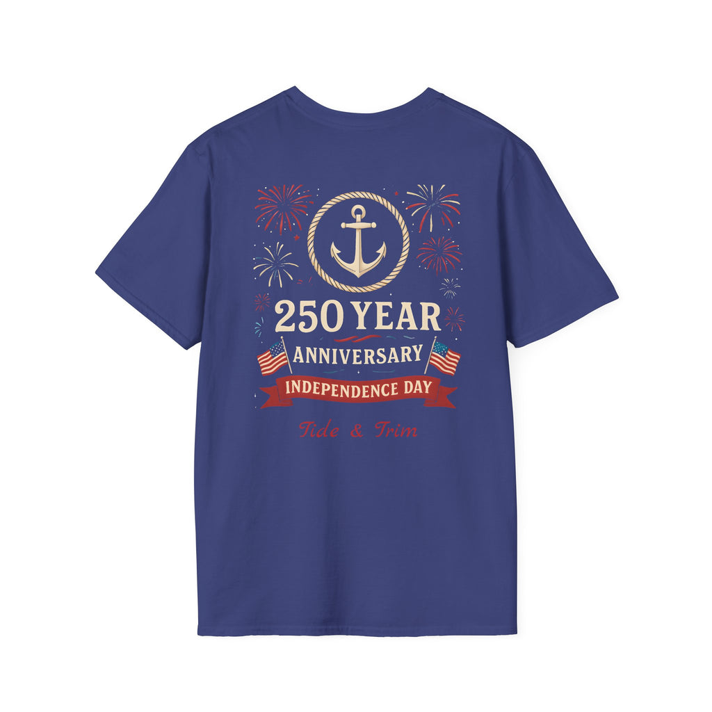 250 Year Anniversary T-Shirt — Nautical Anchor