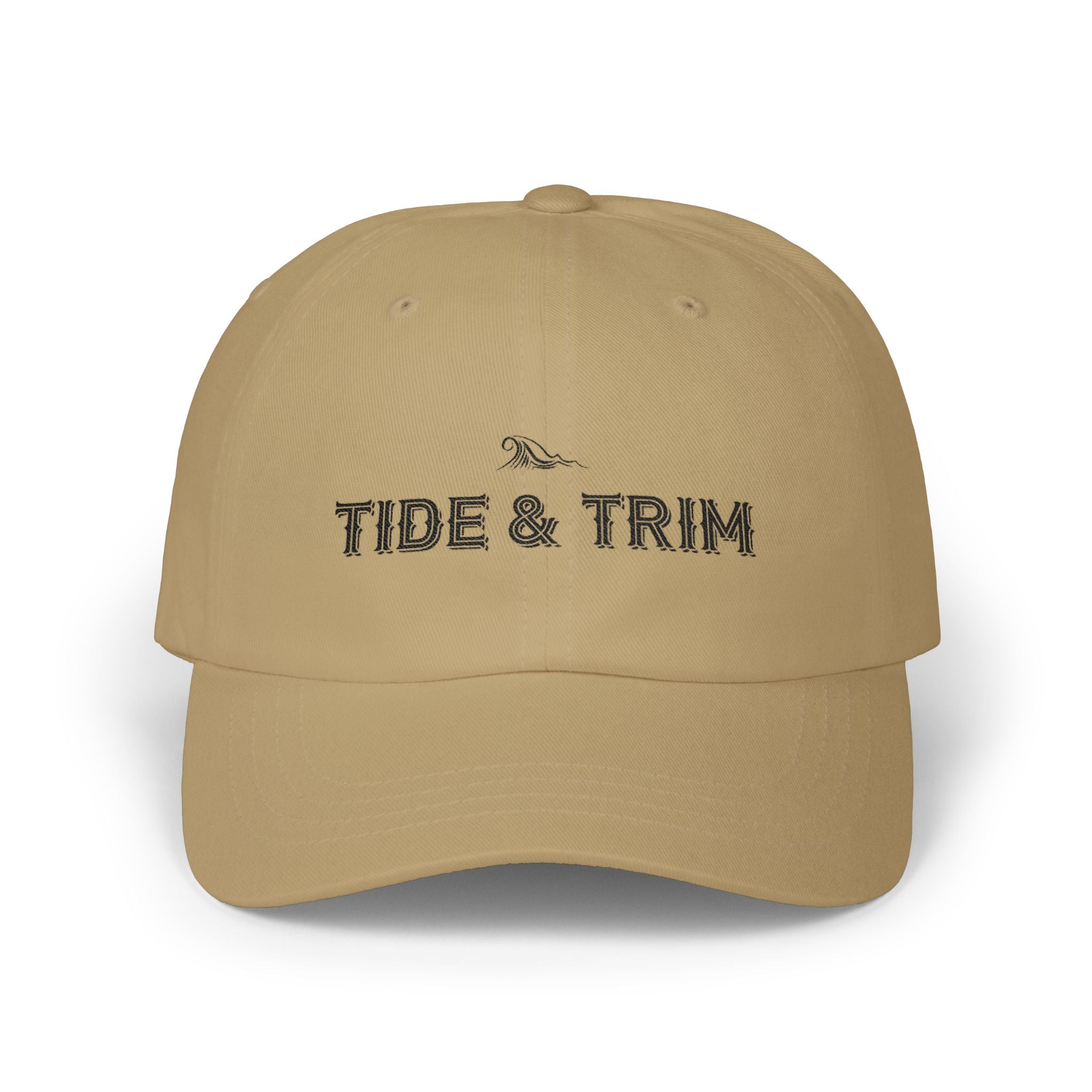 Tide & Trim Dad Cap — Nautical Embroidered Classic Baseball Hat