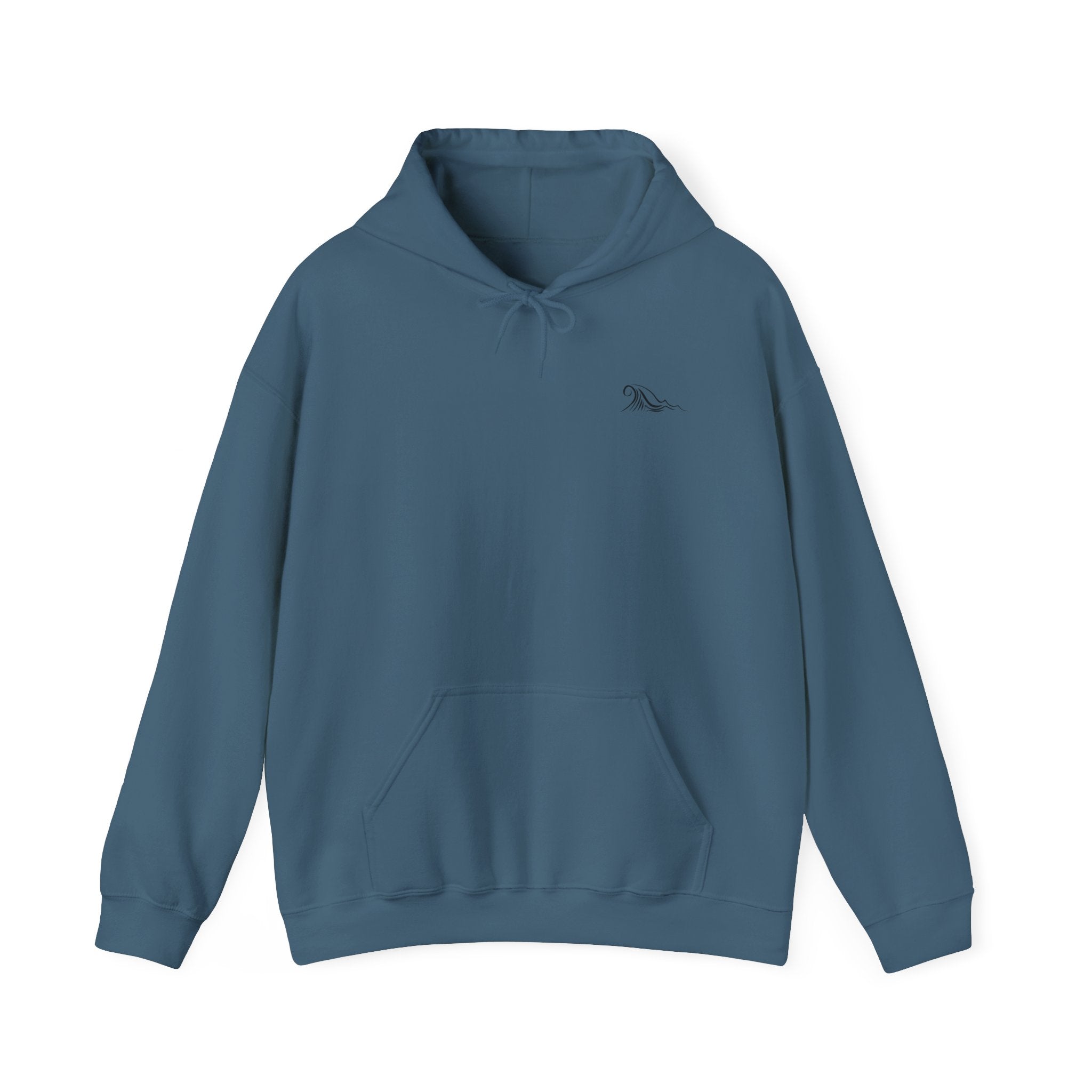 Nautical Pelicans Soaring Hoodie — Pelicans & Waves Crew Sweatshirt