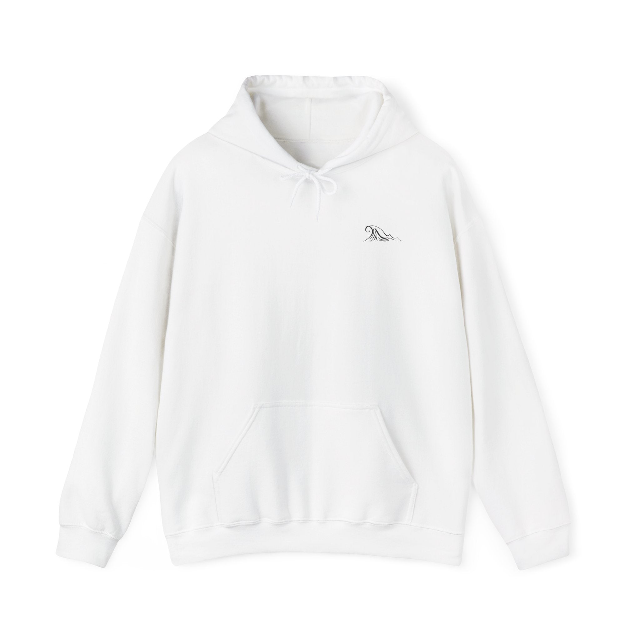 Nautical Pelicans Soaring Hoodie — Pelicans & Waves Crew Sweatshirt