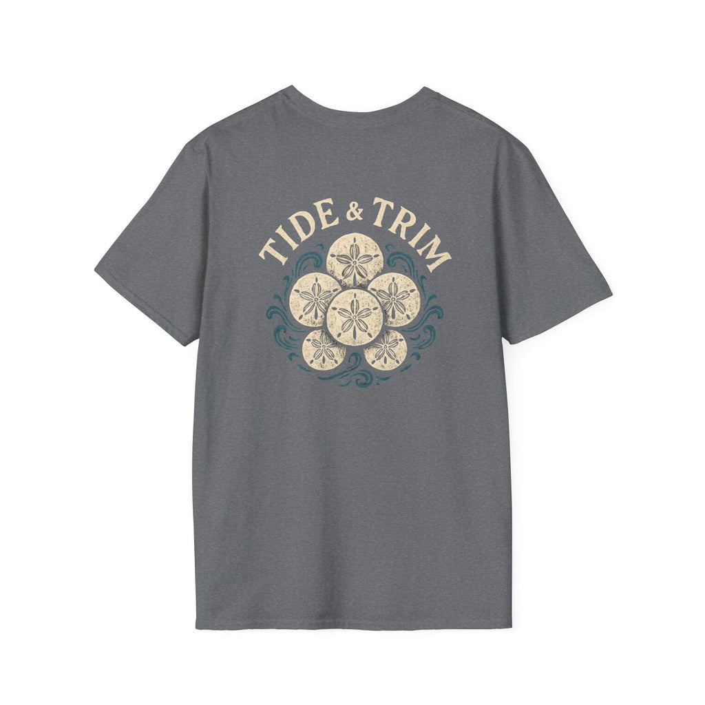 Sand Dollar Nautical Beach T-Shirt — Spring Coastal Tee