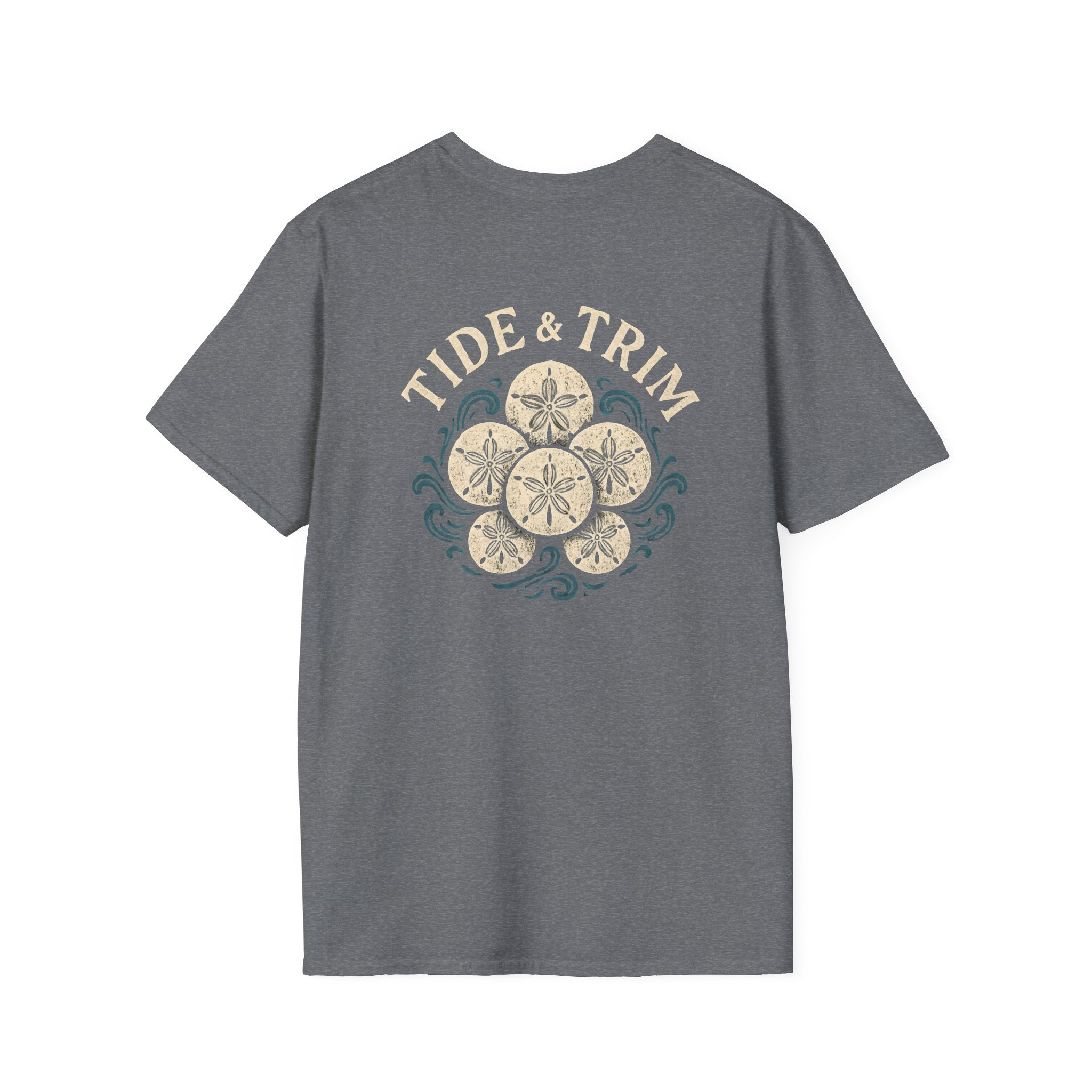 Sand Dollar Nautical Beach T-Shirt — Spring Coastal Tee