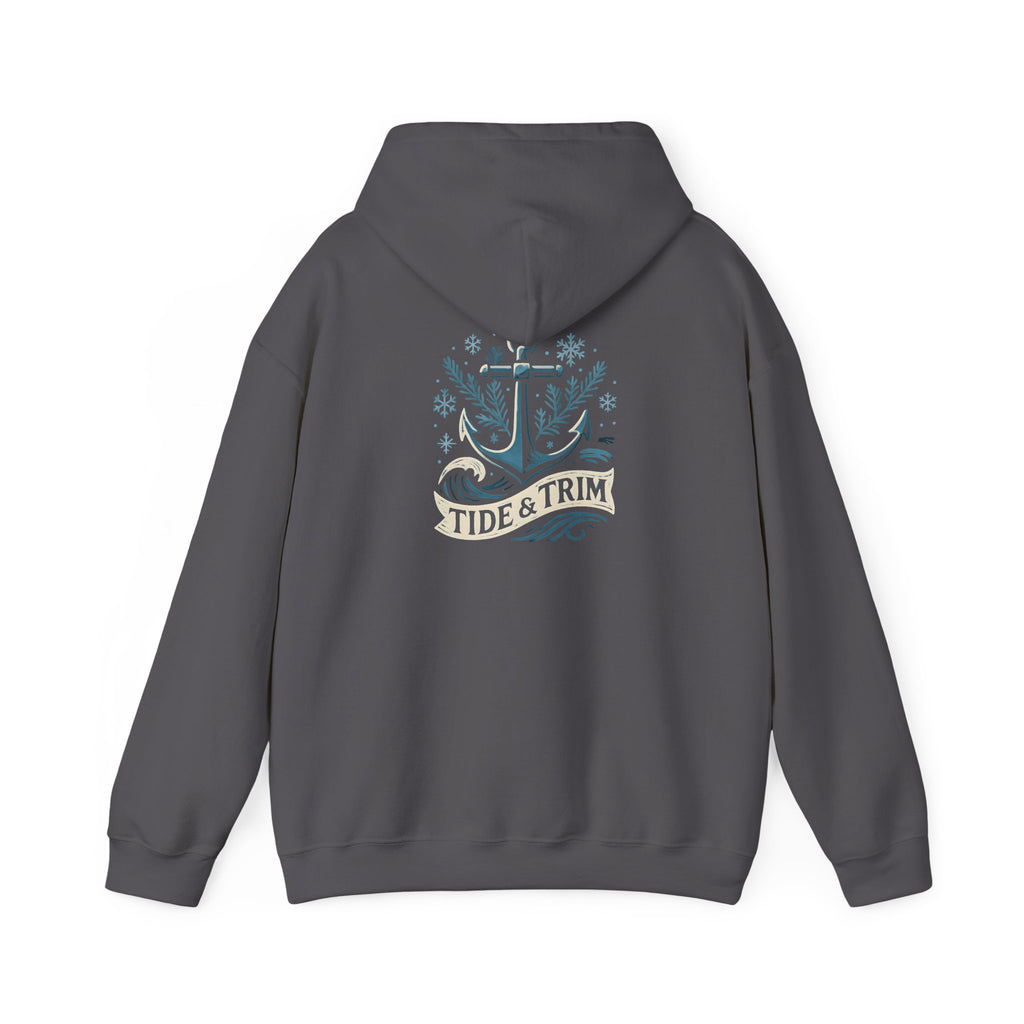 Nautical Winter Anchor  Hoodie – Tide & Trim