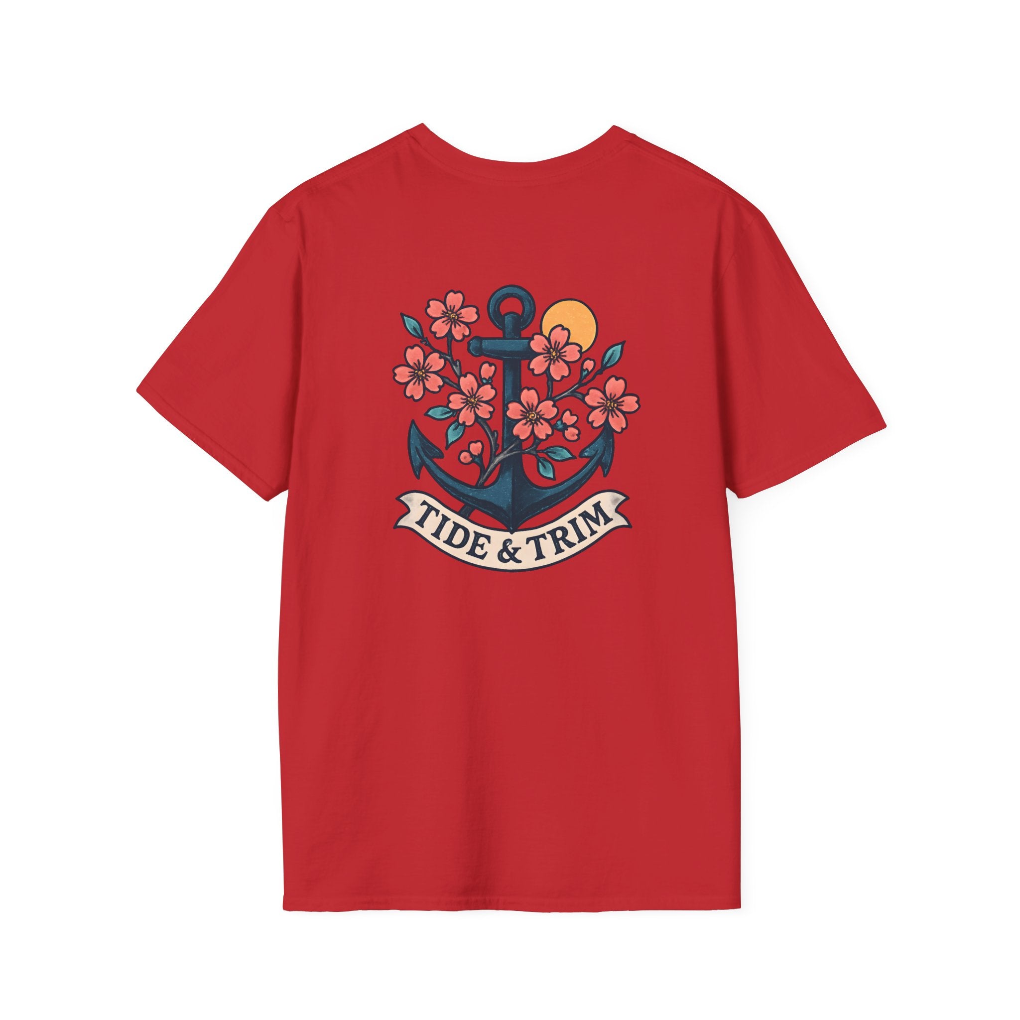 Anchor Floral Graphic T-Shirt — Tide & Trim Design