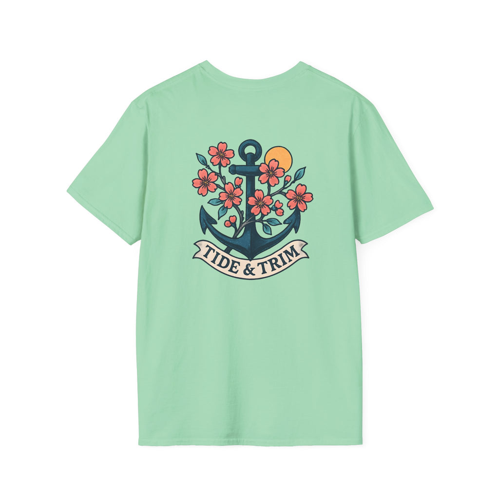 Anchor Floral Graphic T-Shirt — Tide & Trim Design
