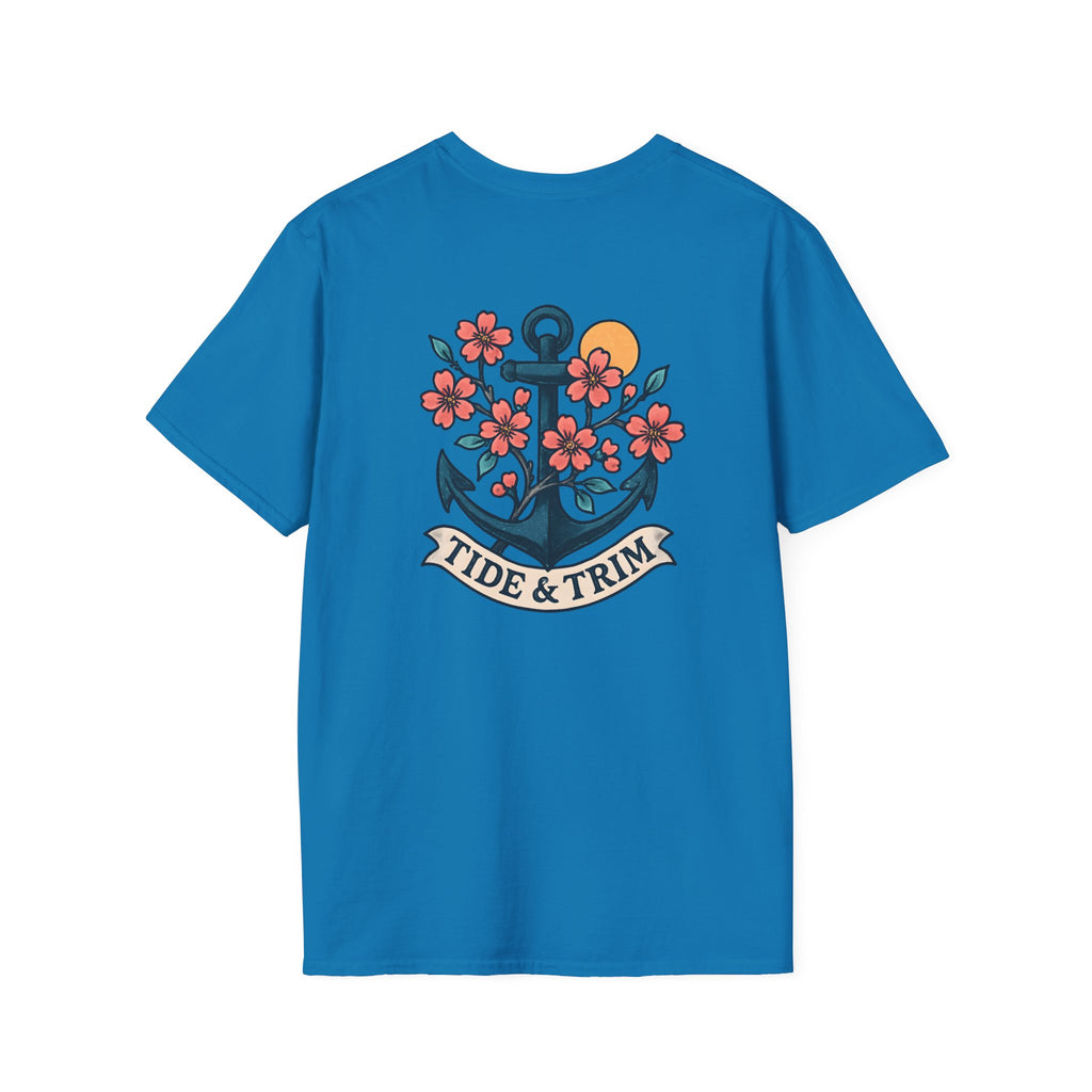 Anchor Floral Graphic T-Shirt — Tide & Trim Design