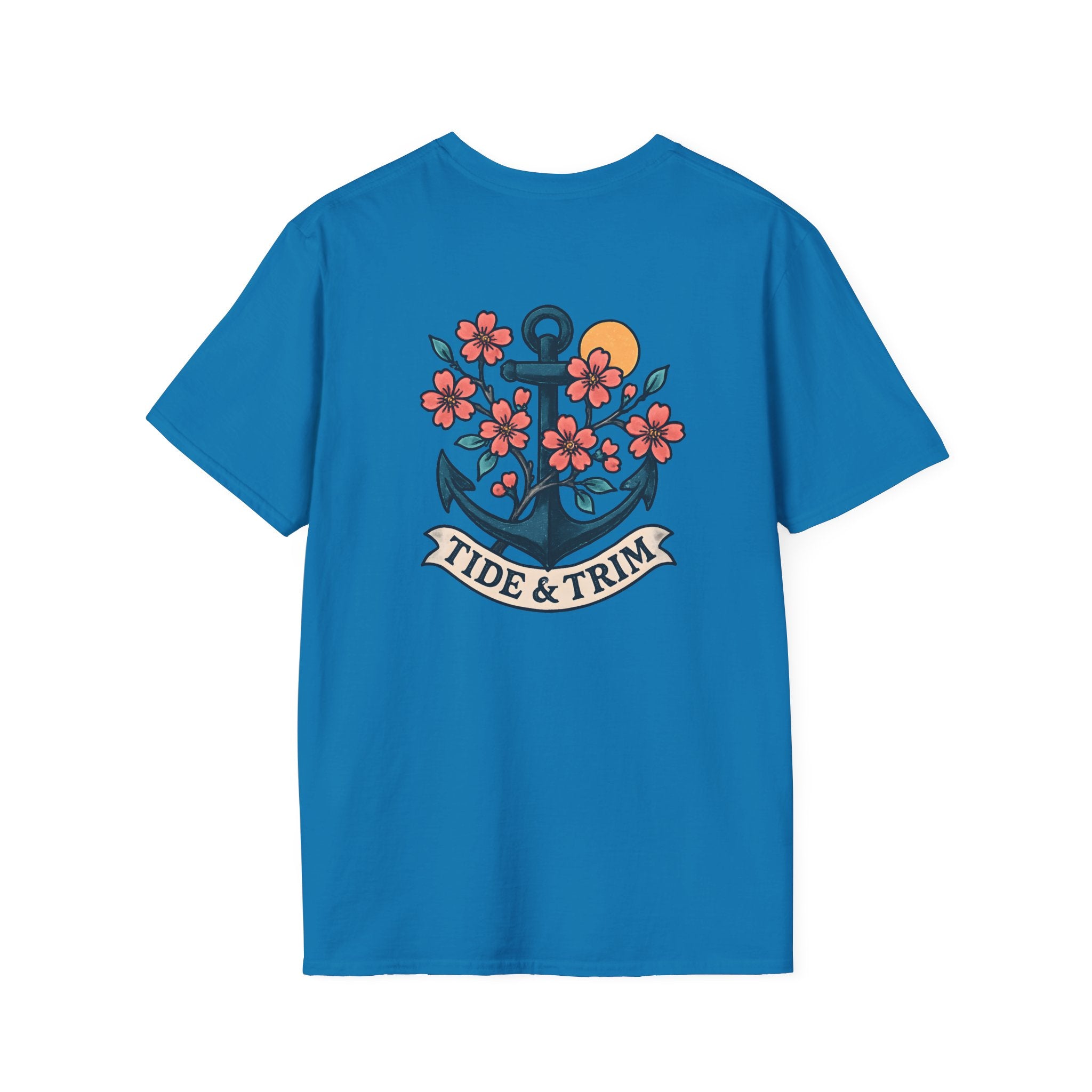 Anchor Floral Graphic T-Shirt — Tide & Trim Design