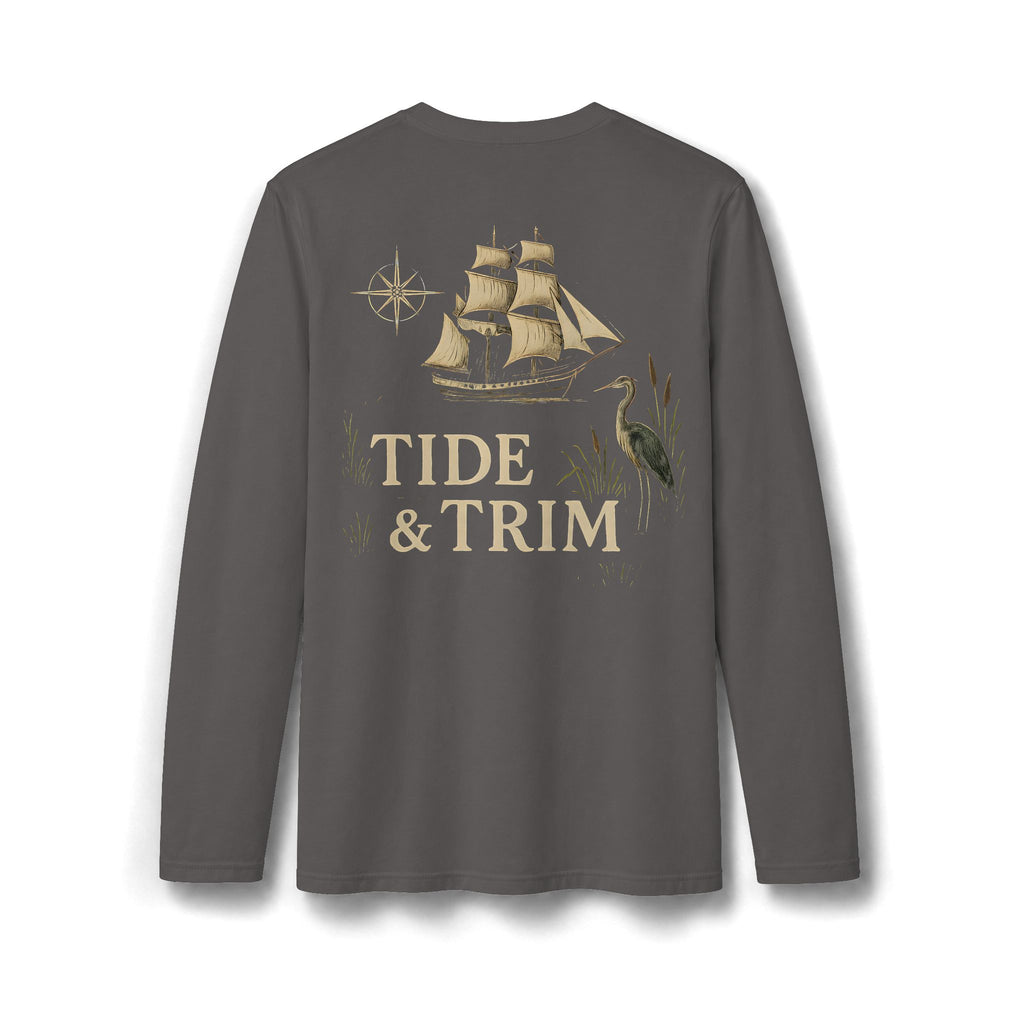 Tide & Trim Coastal March Sailing Long Sleeve T-Shirt