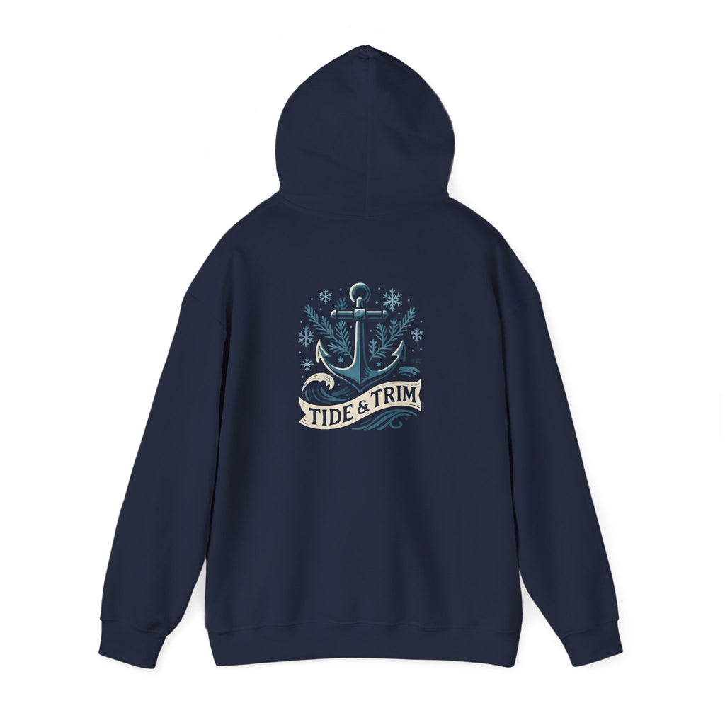 Nautical Winter Anchor  Hoodie – Tide & Trim