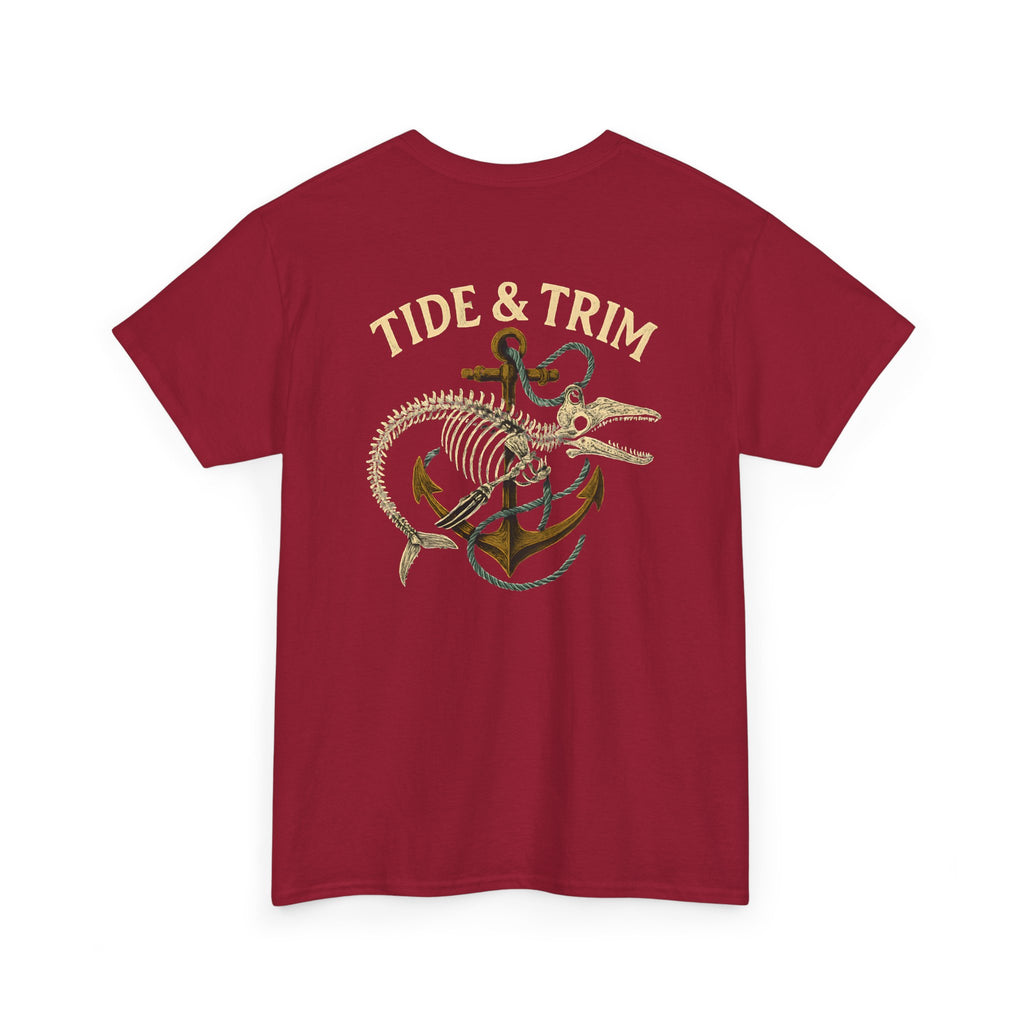 Nautical Skeleton Fish Anchor T-Shirt