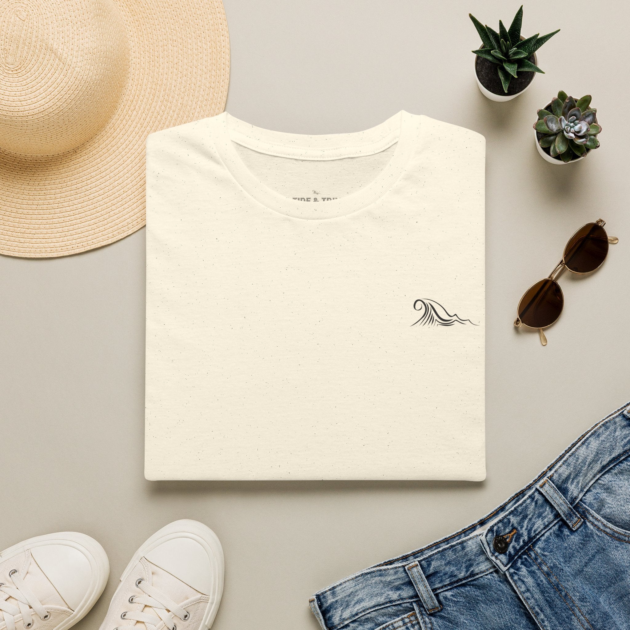 Patriotic Anchor Nautical T-Shirt — Tide & Trim Flag Design