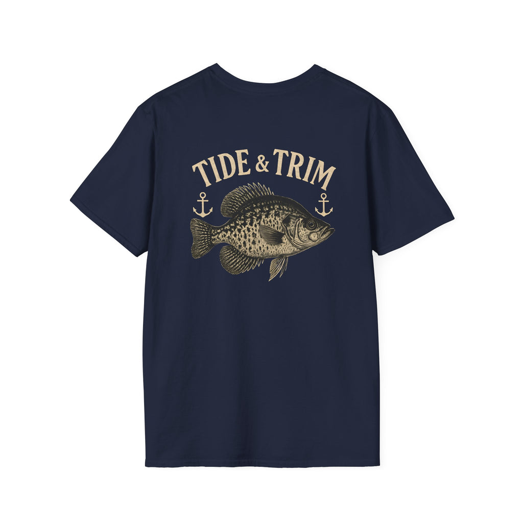 Crappie Fishing T-Shirt – Tide & Trim Sac-a-Lait  Angler