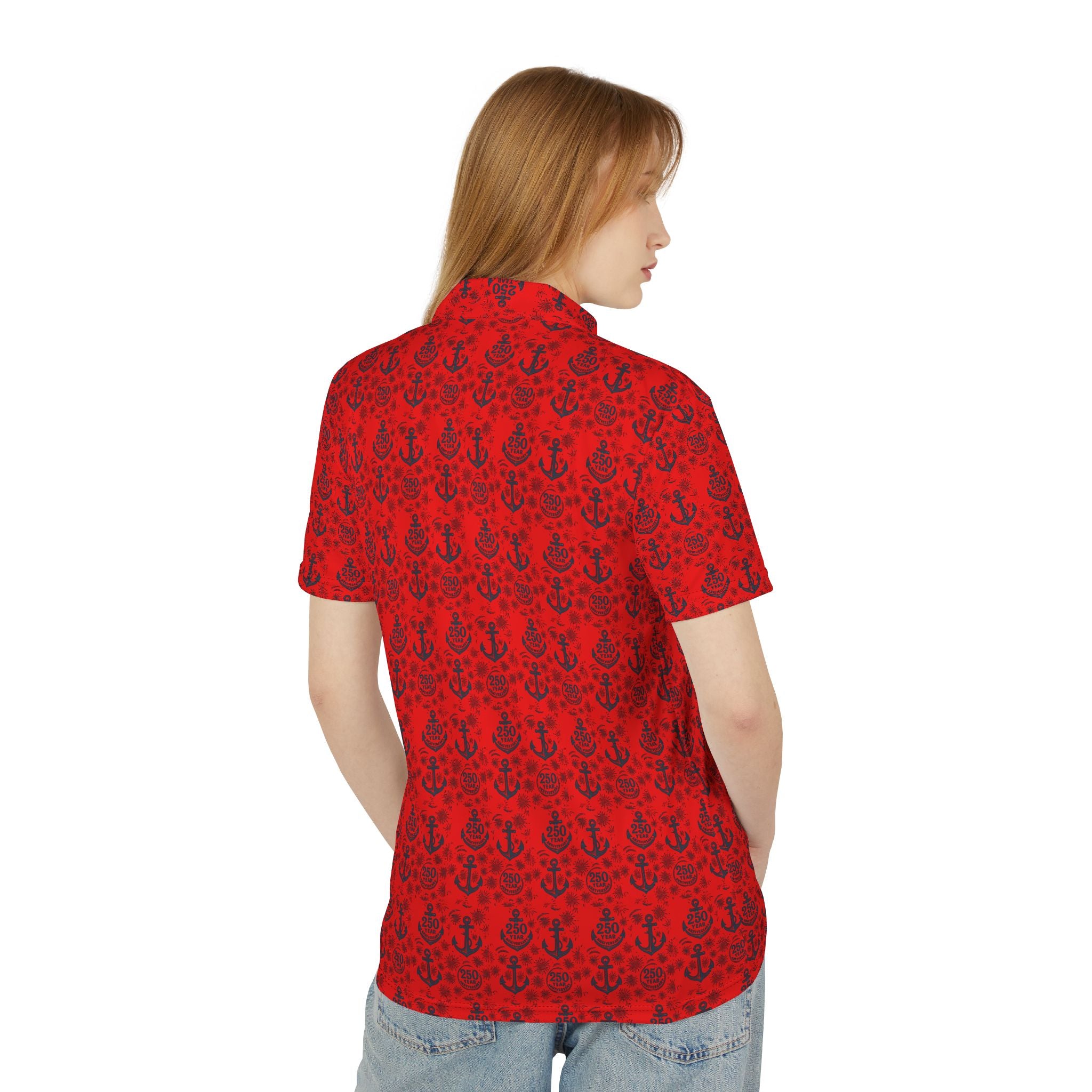 250th Anniversary Nautical Anchor Polo Shirt