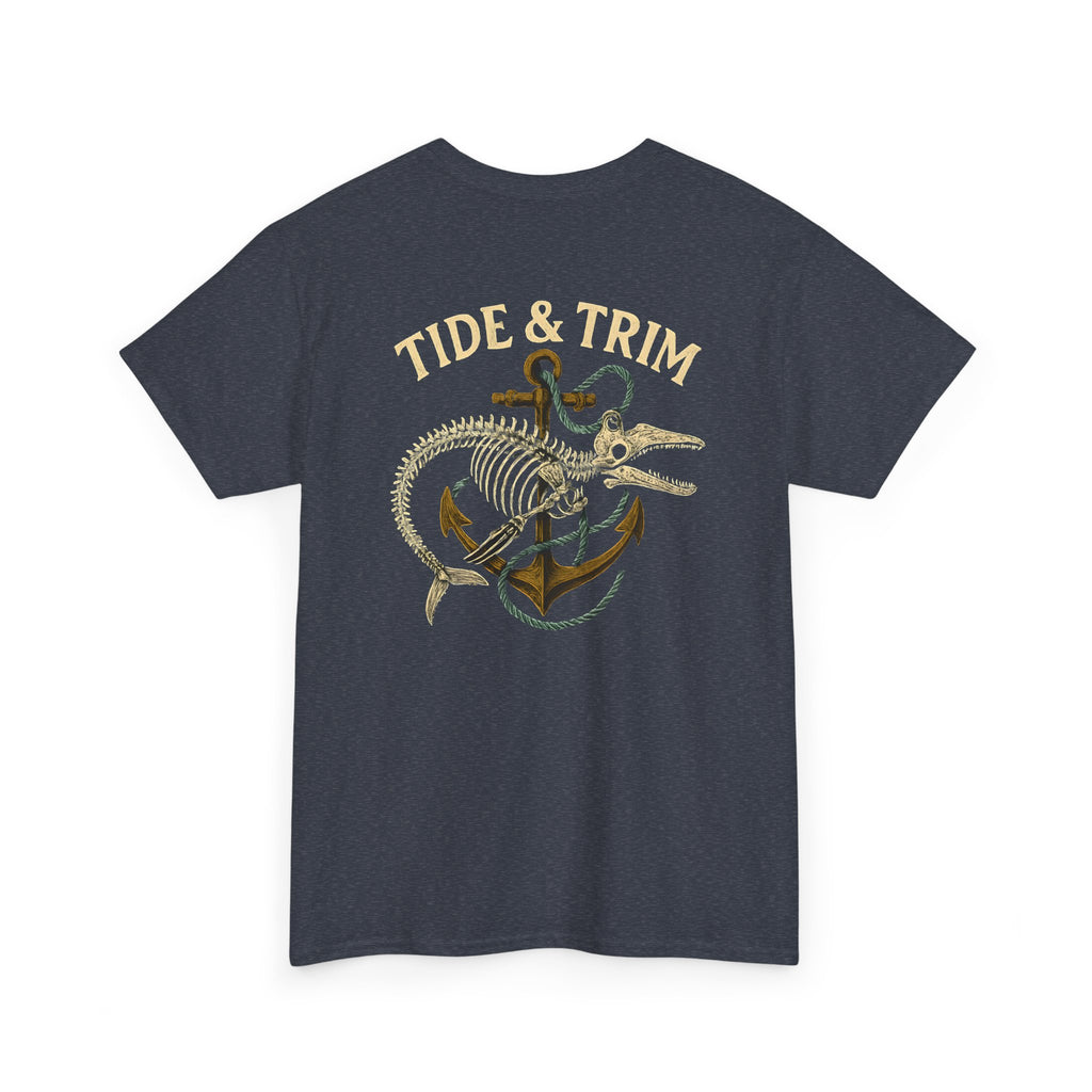 Nautical Skeleton Fish Anchor T-Shirt