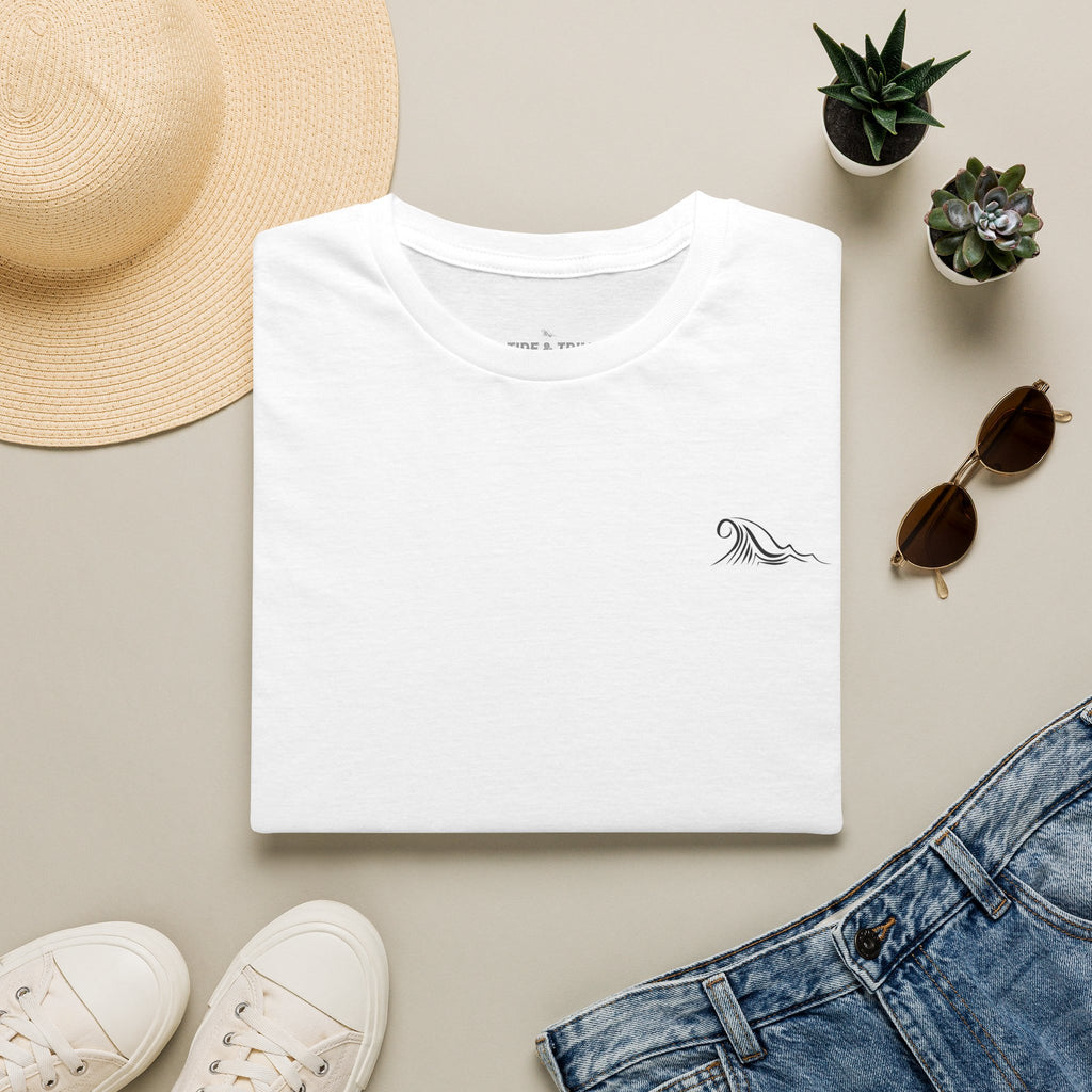 Patriotic Anchor Nautical T-Shirt — Tide & Trim Flag Design