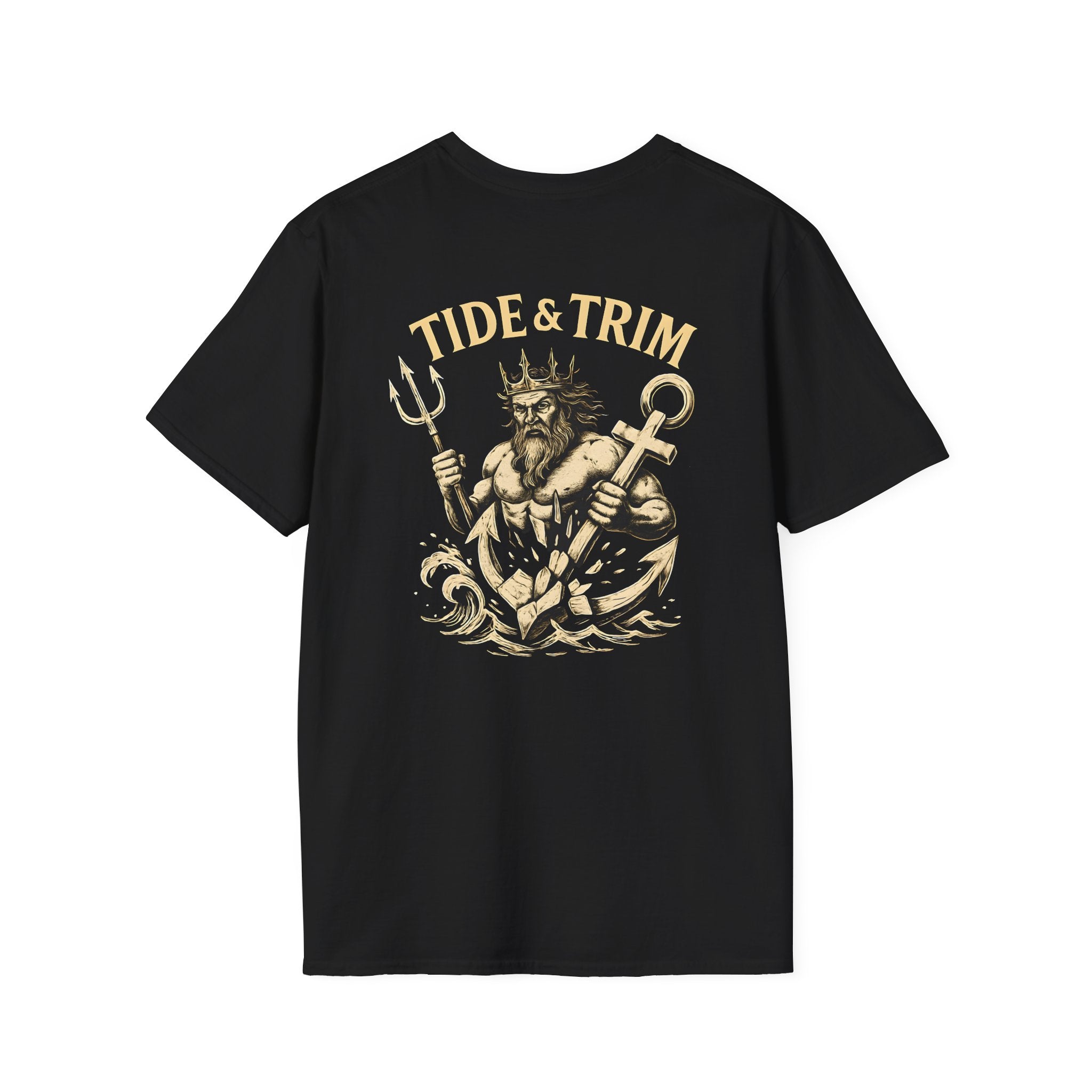 Poseidon Shattered Anchor T-Shirt - Tide & Trim