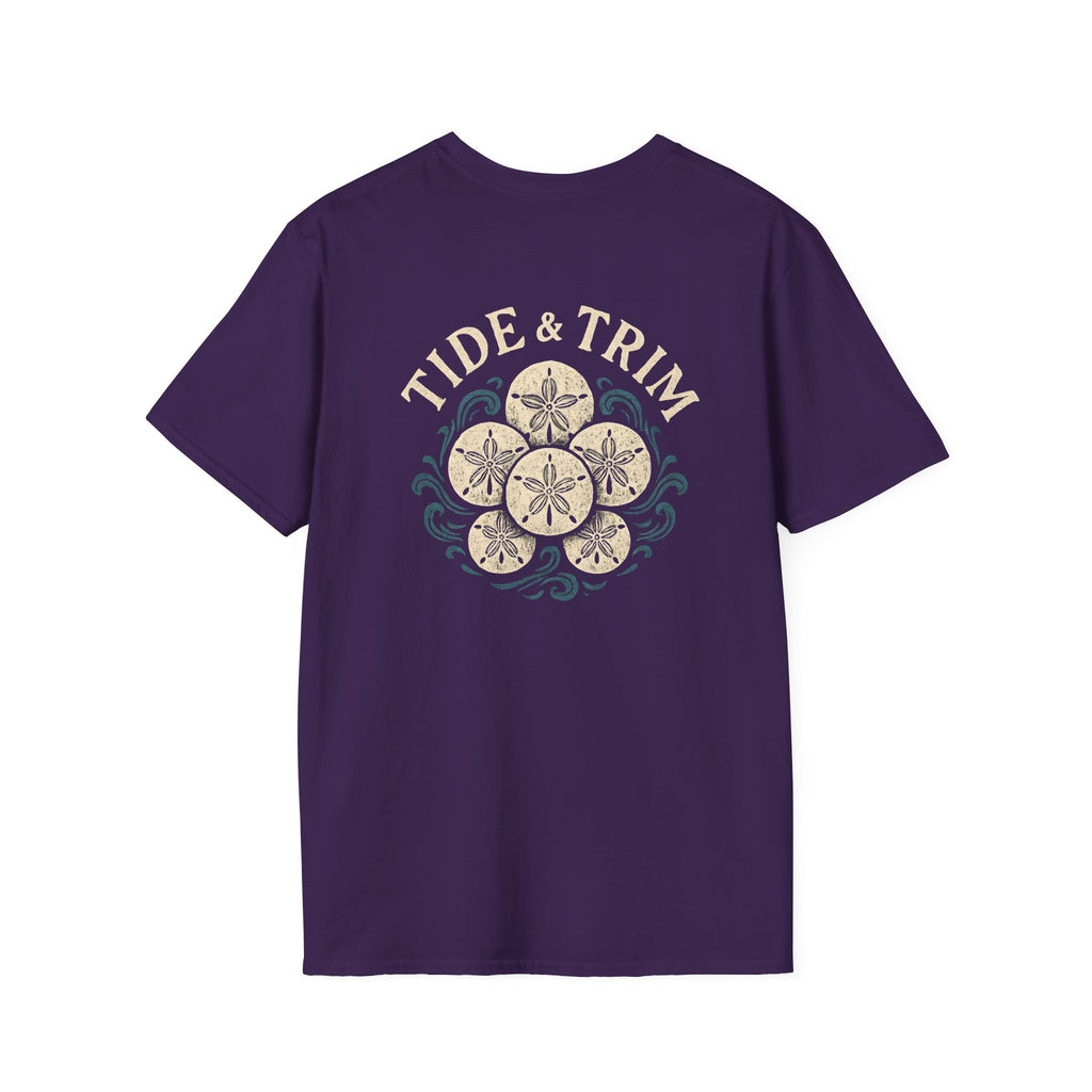 Sand Dollar Nautical Beach T-Shirt — Spring Coastal Tee